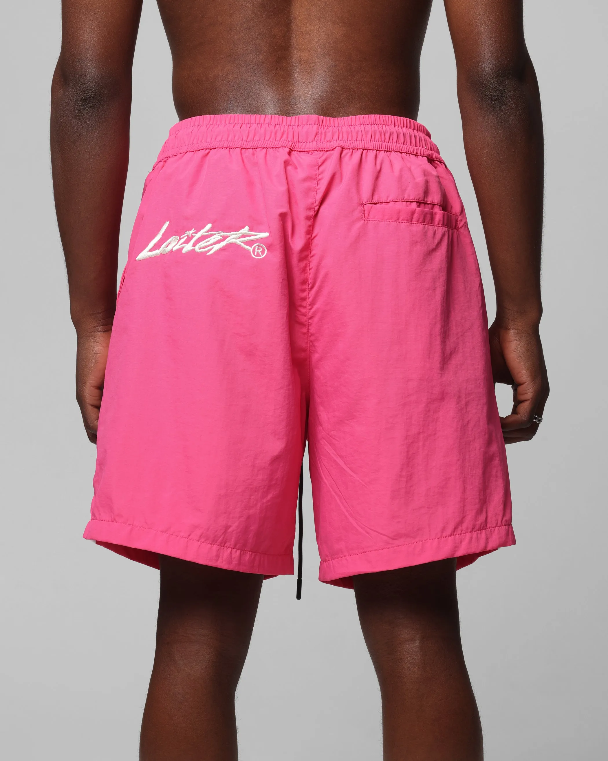 Loiter Motorway Walk Shorts Pink