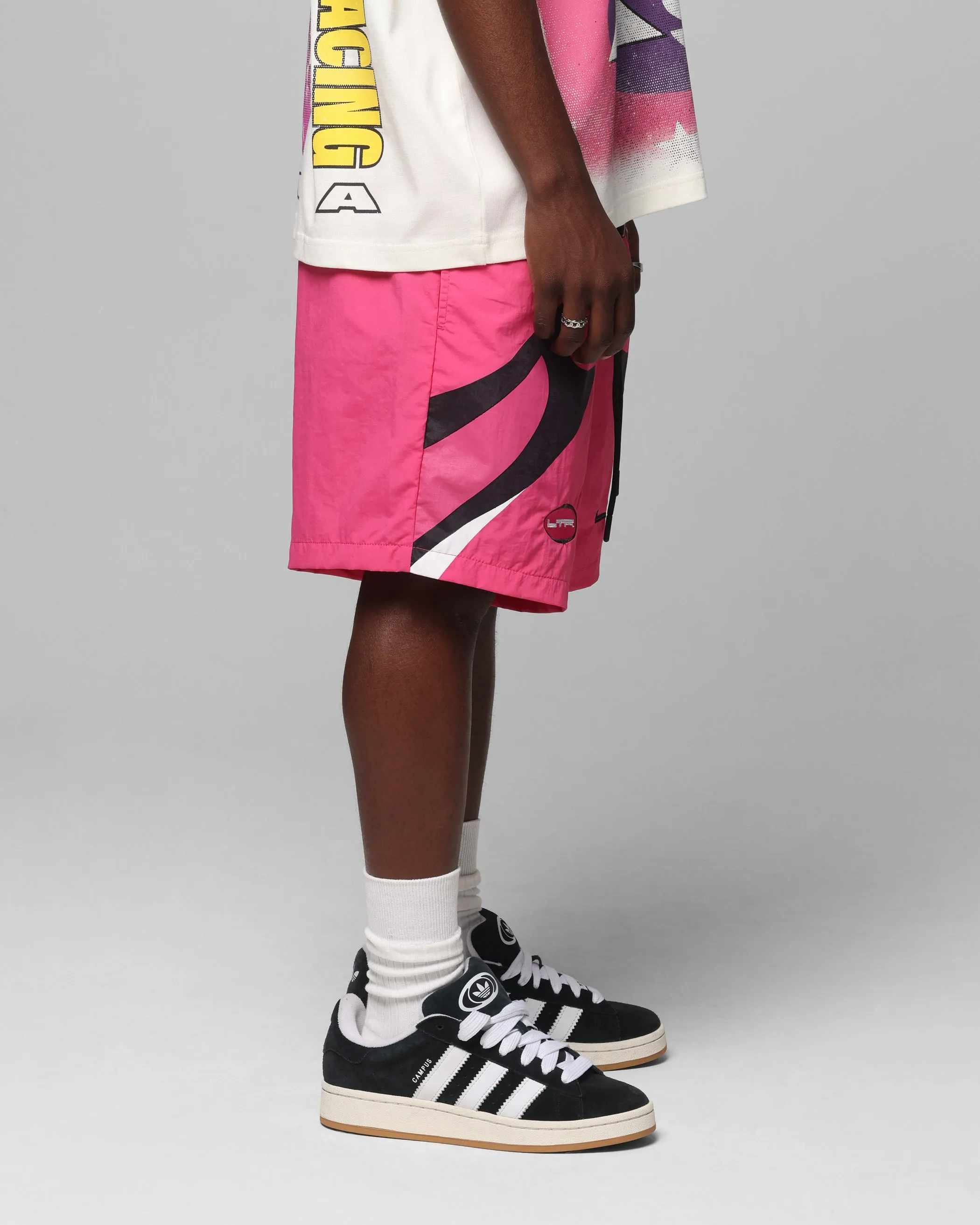 Loiter Motorway Walk Shorts Pink