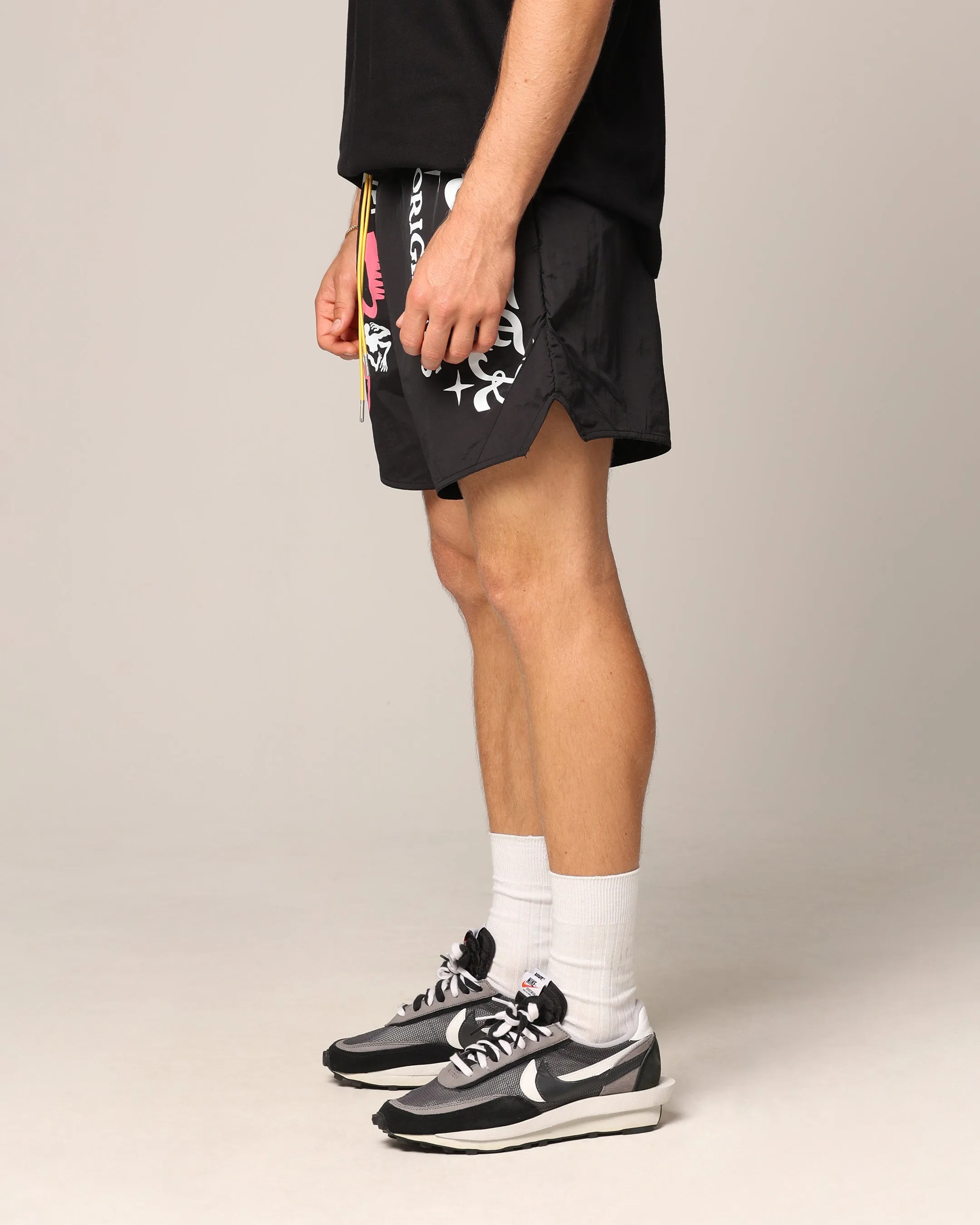 Loiter Rodeo Walk Shorts Black