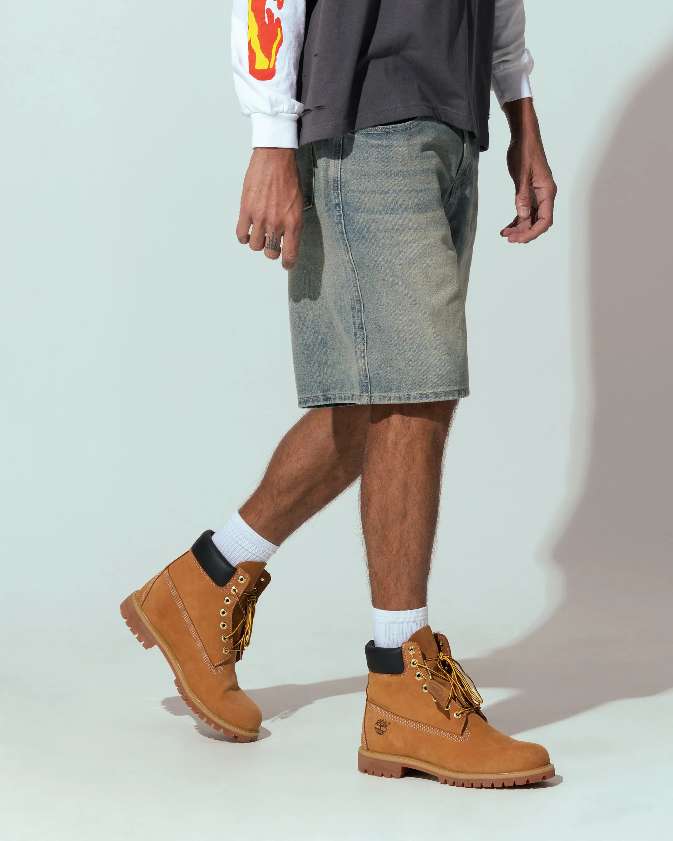 Loiter Sk8 Jorts Washed Blue