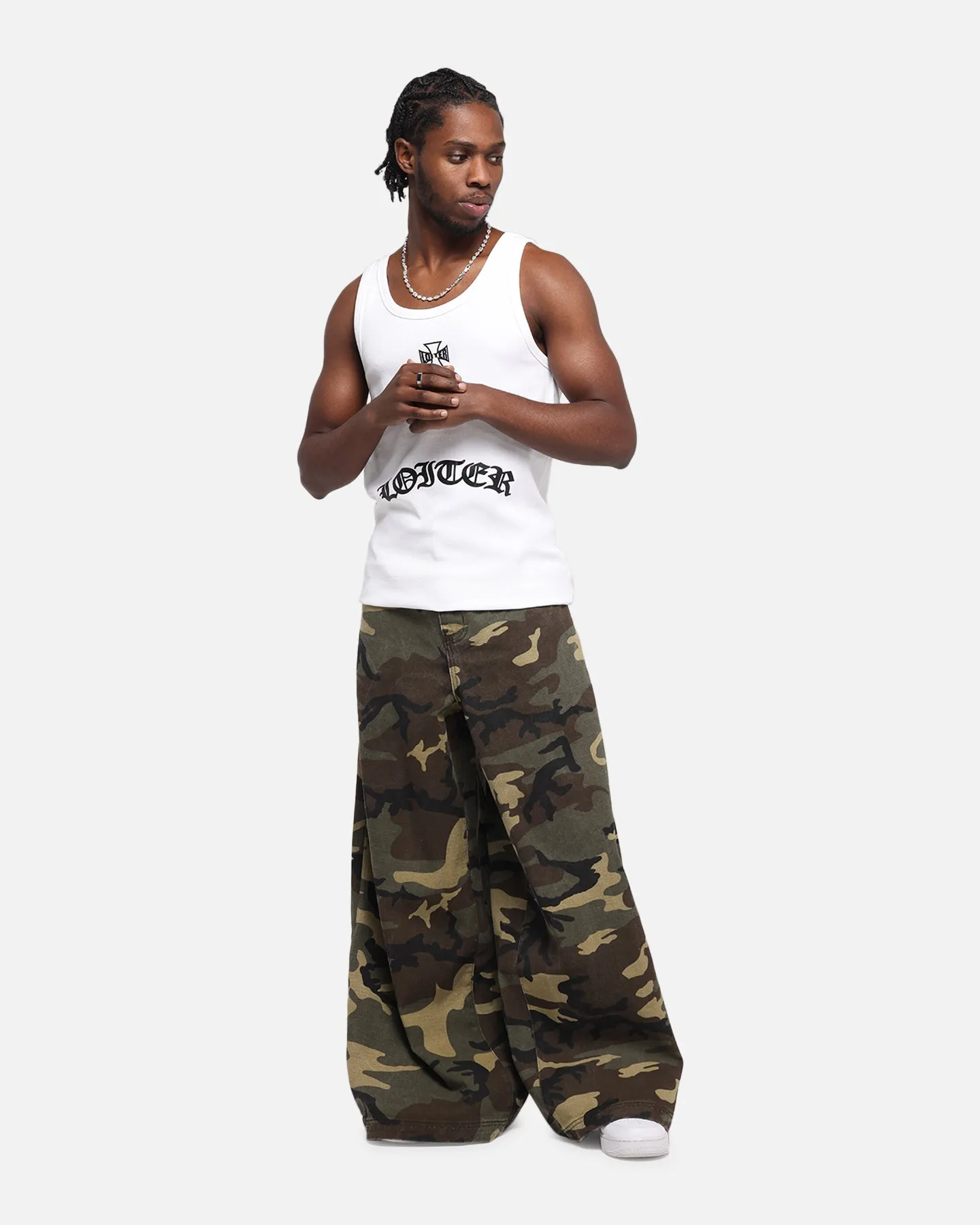 Loiter Skate Jeans Woodland Camo