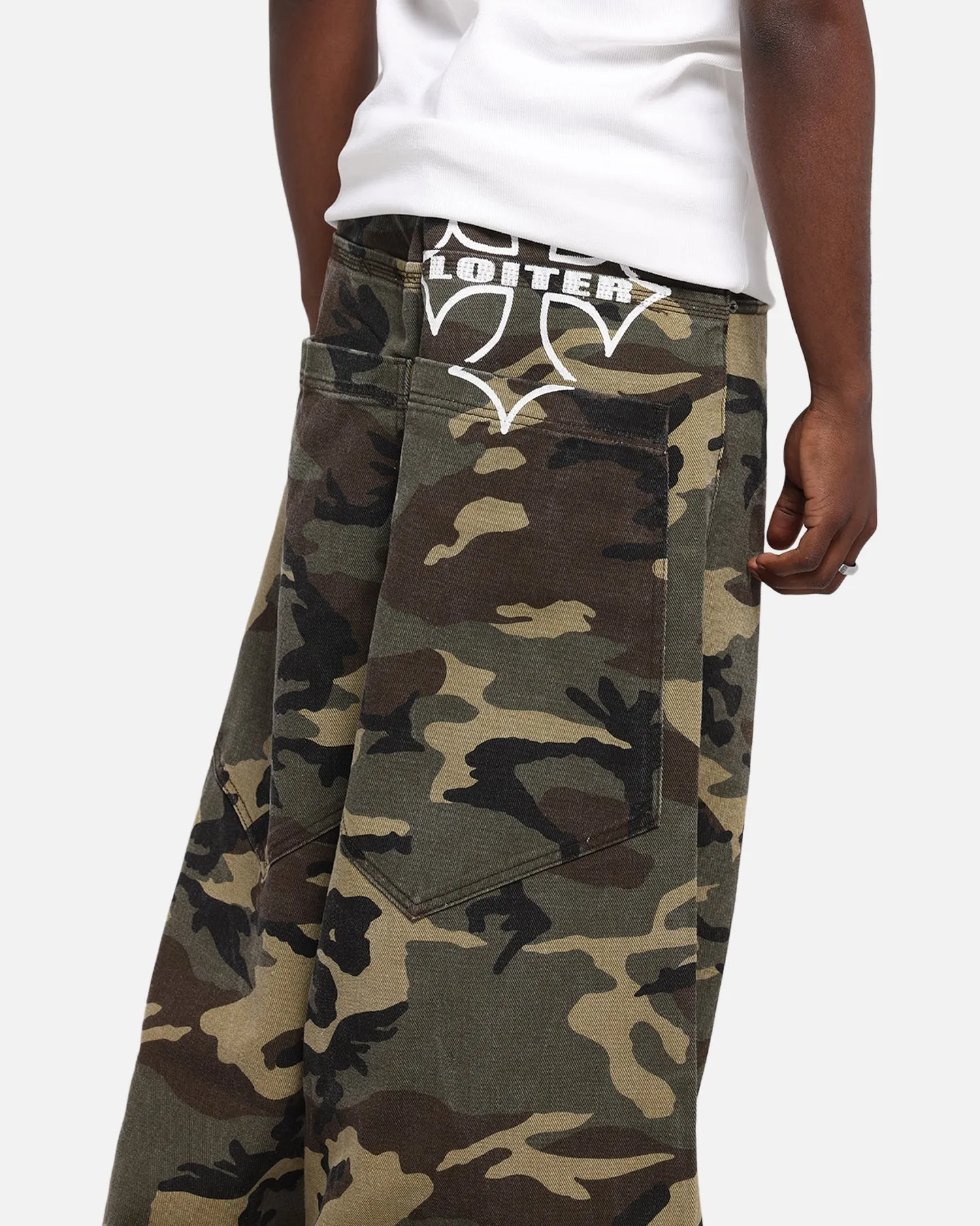 Loiter Skate Jeans Woodland Camo