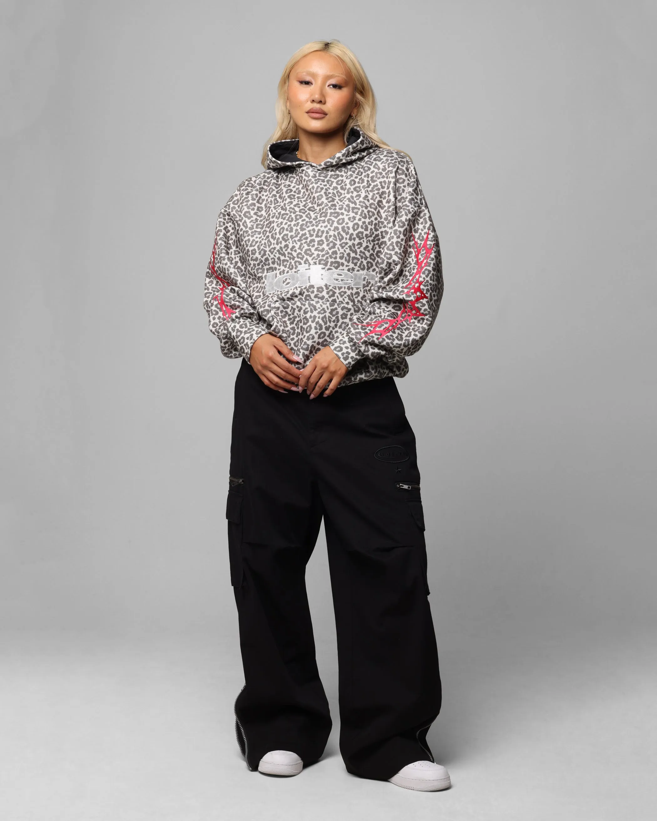 Loiter Soho Hoodie Snow Leopard