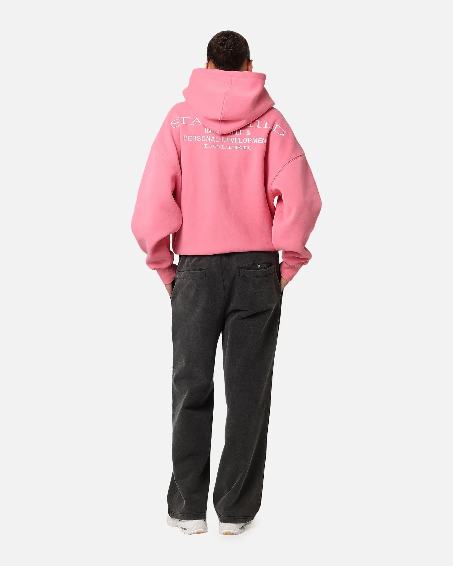 Loiter Star Child Zip Hoodie Pink
