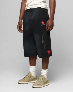 Loiter Trackstar Sweat Shorts Washed Black