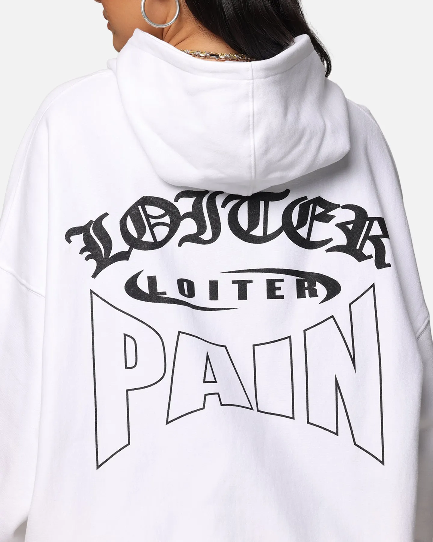Loiter Ultimate Pain Hoodie White