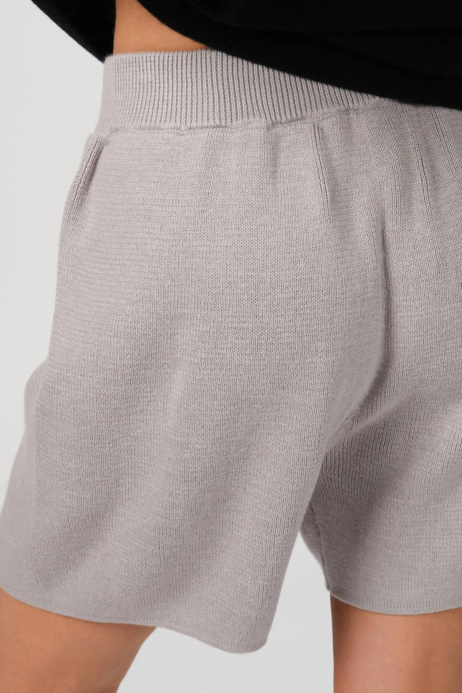 Lounge Shorts In Stone Grey