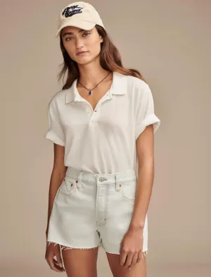 Lucky Brand Women's High Rise Mom Short