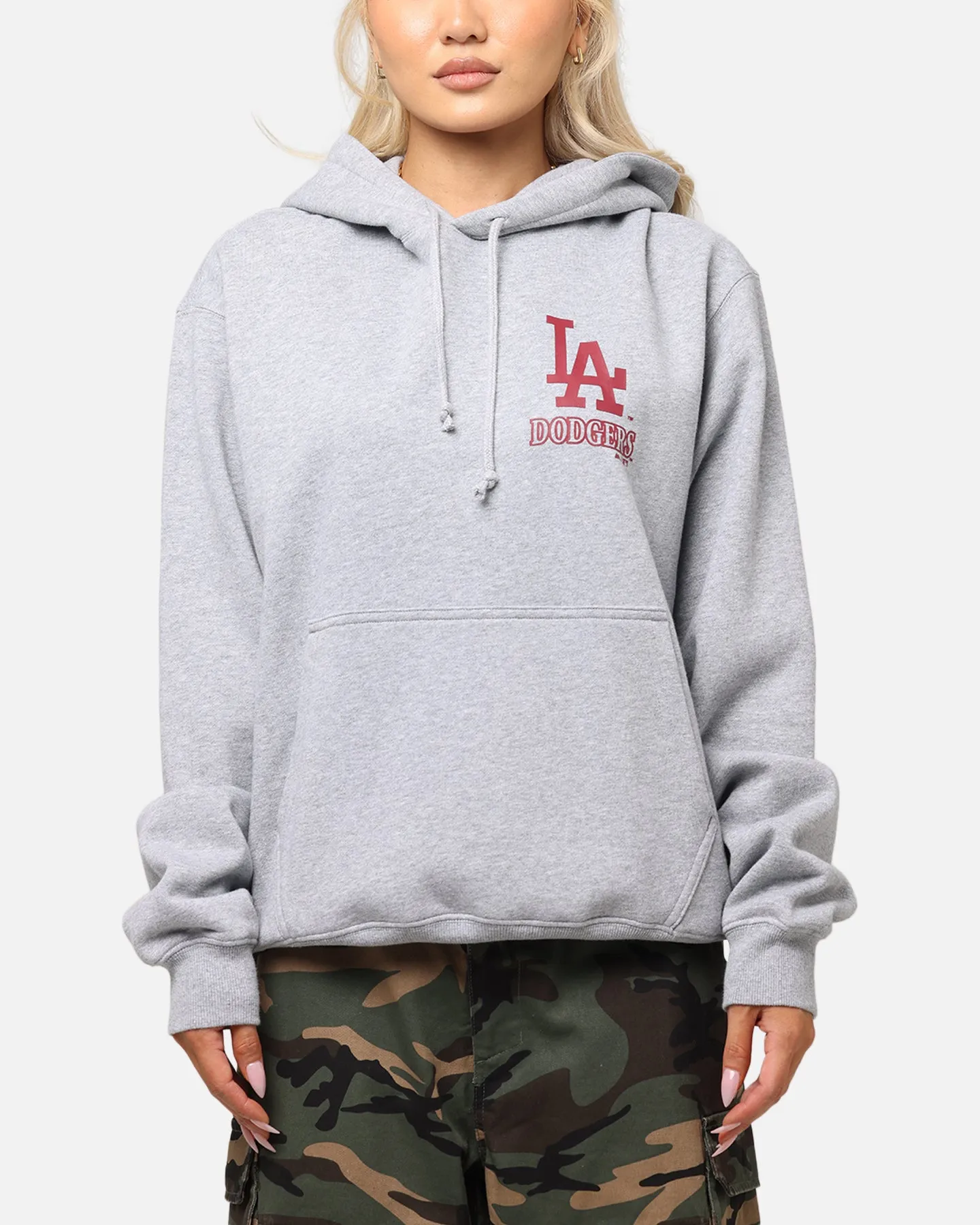 Majestic Athletic Los Angeles Dodgers Arch Mercer Hoodie Grey Marle