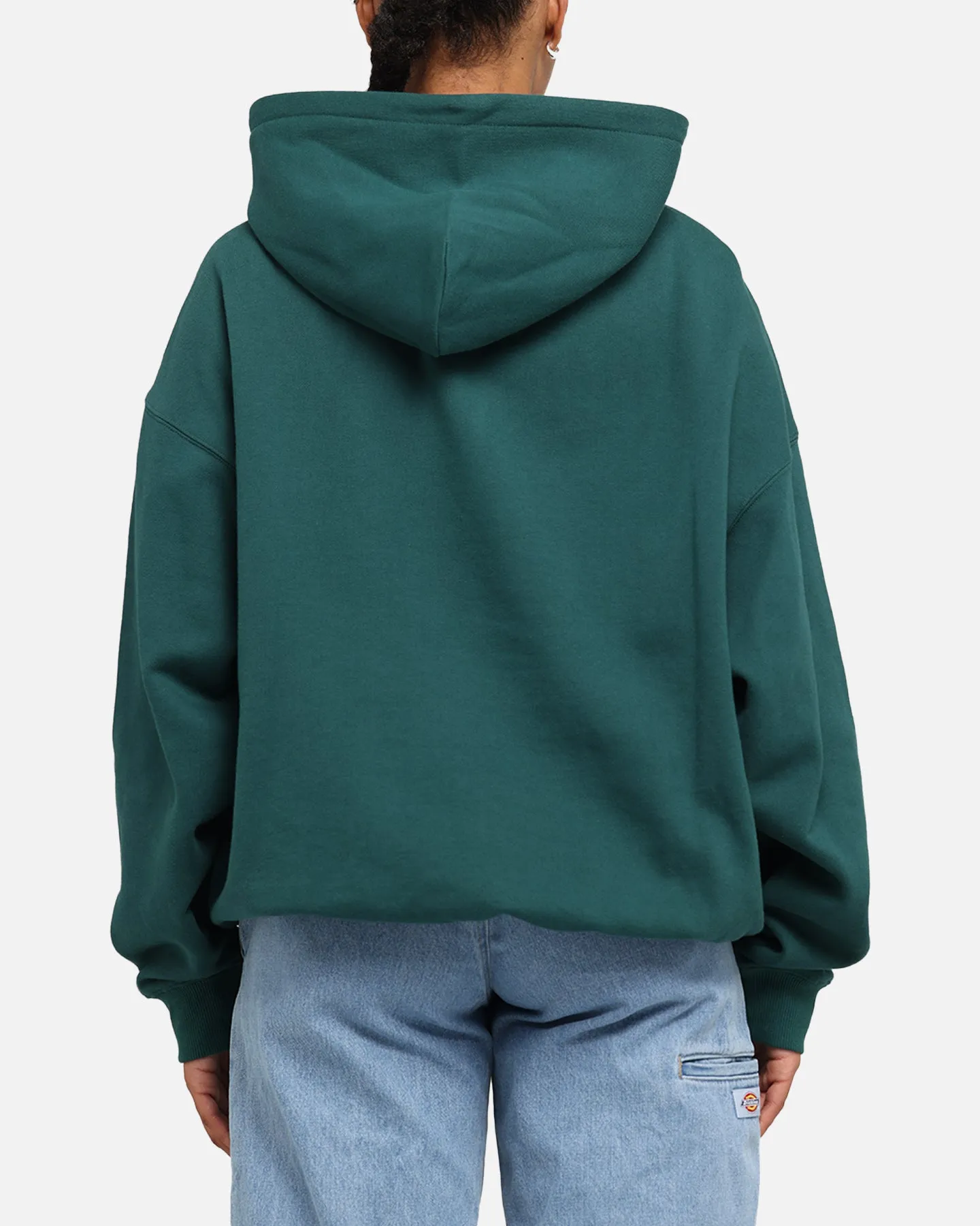 Majestic Athletic New York Yankees Mid Crest Boxy Hoodie Emerald