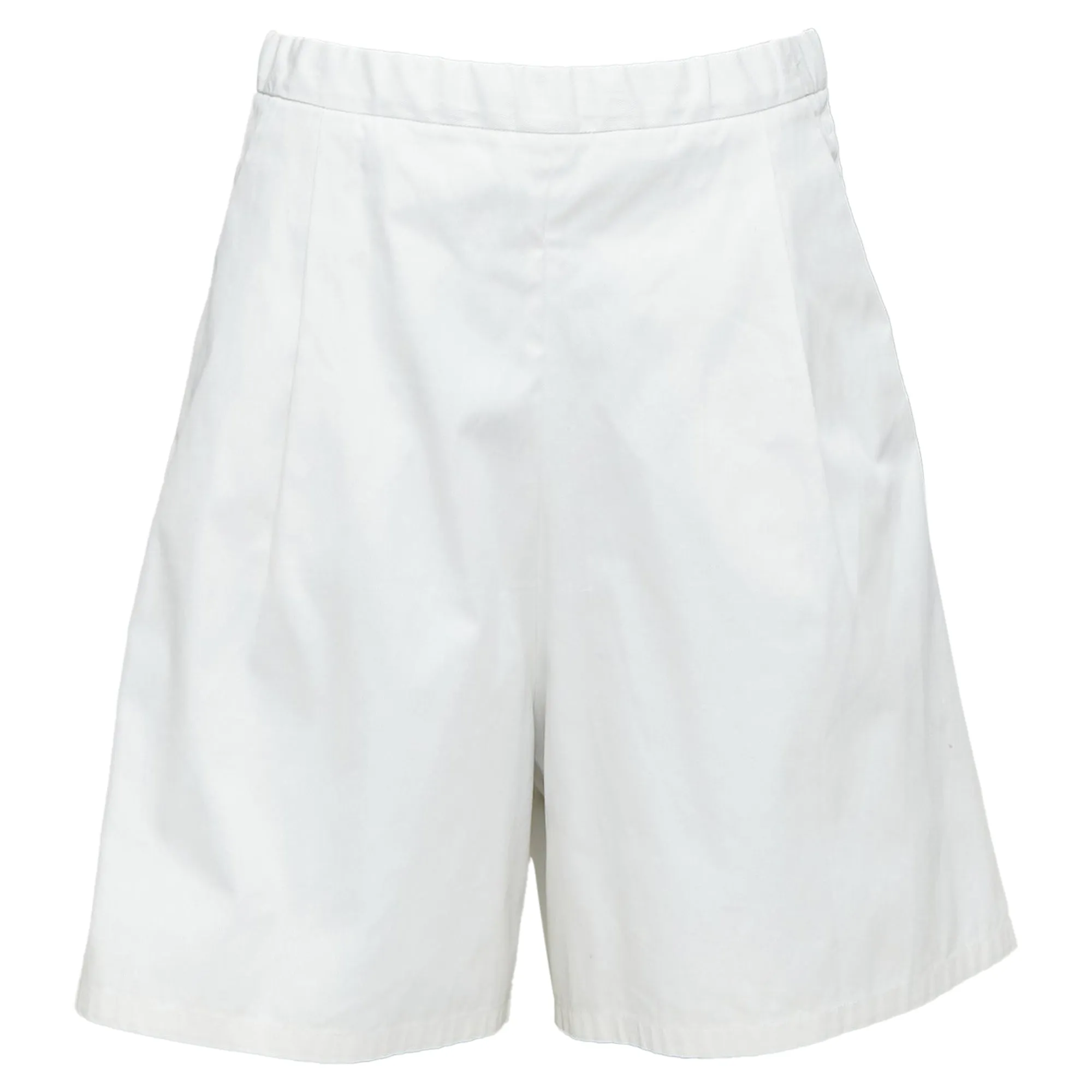 Marni Front Pleat Wide Leg Bermuda Shorts