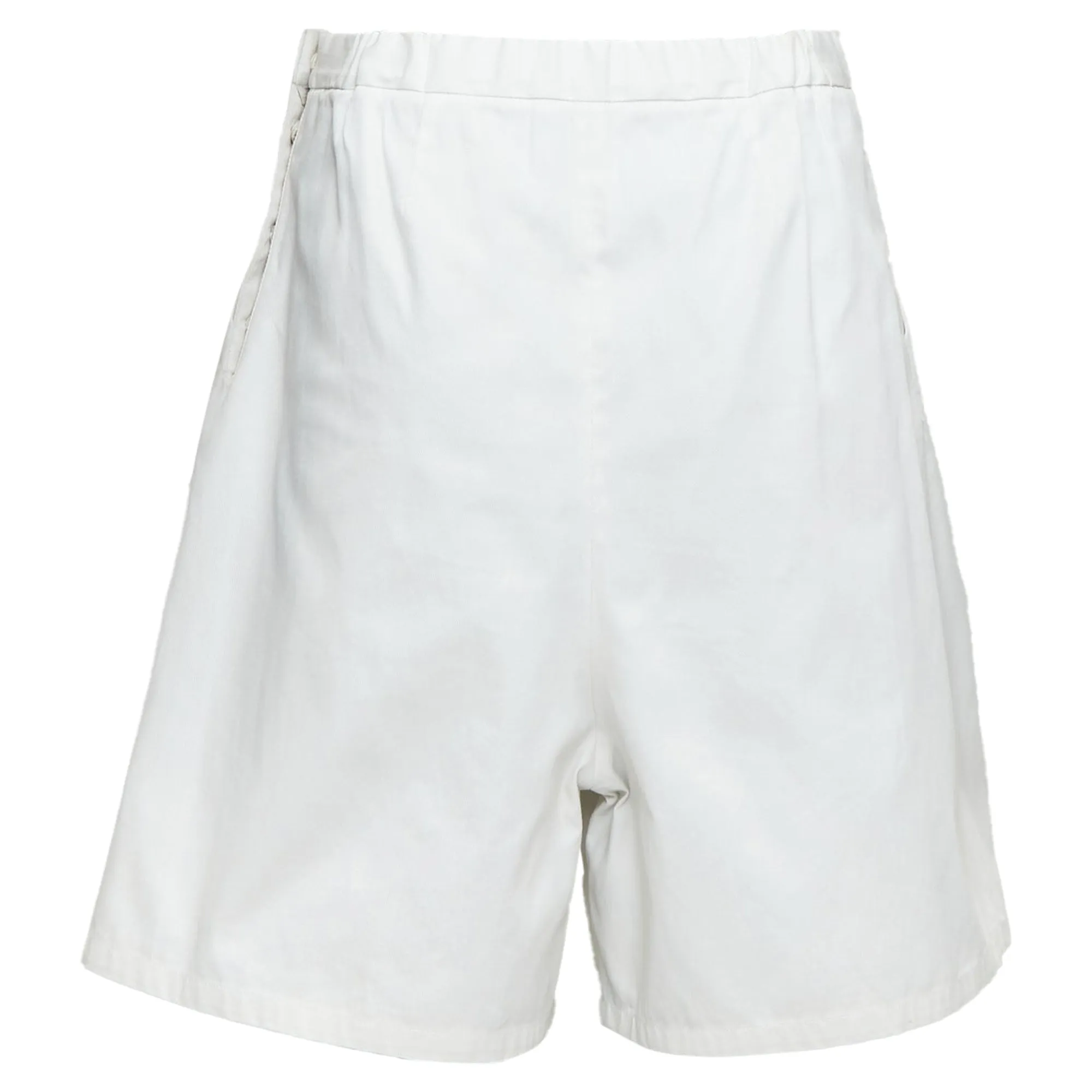 Marni Front Pleat Wide Leg Bermuda Shorts