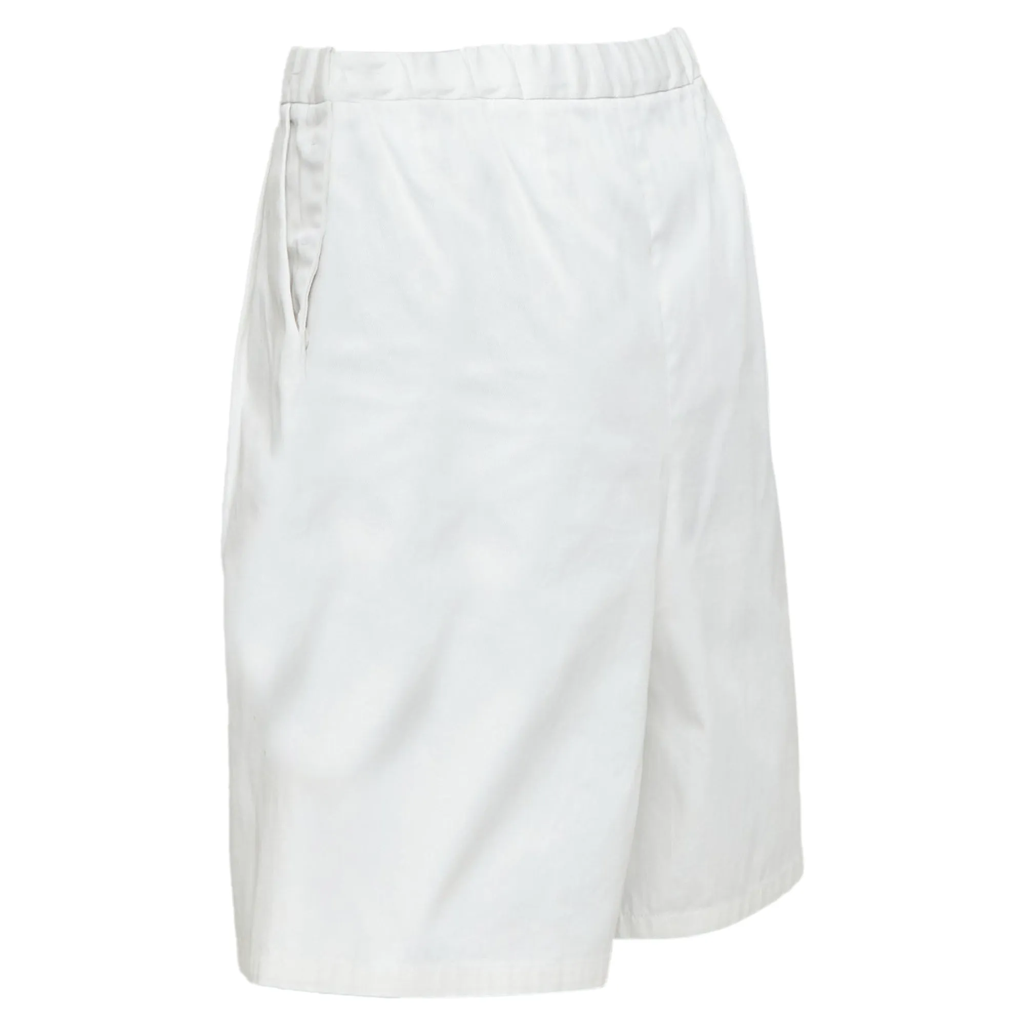 Marni Front Pleat Wide Leg Bermuda Shorts
