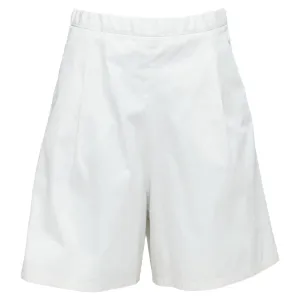 Marni Front Pleat Wide Leg Bermuda Shorts