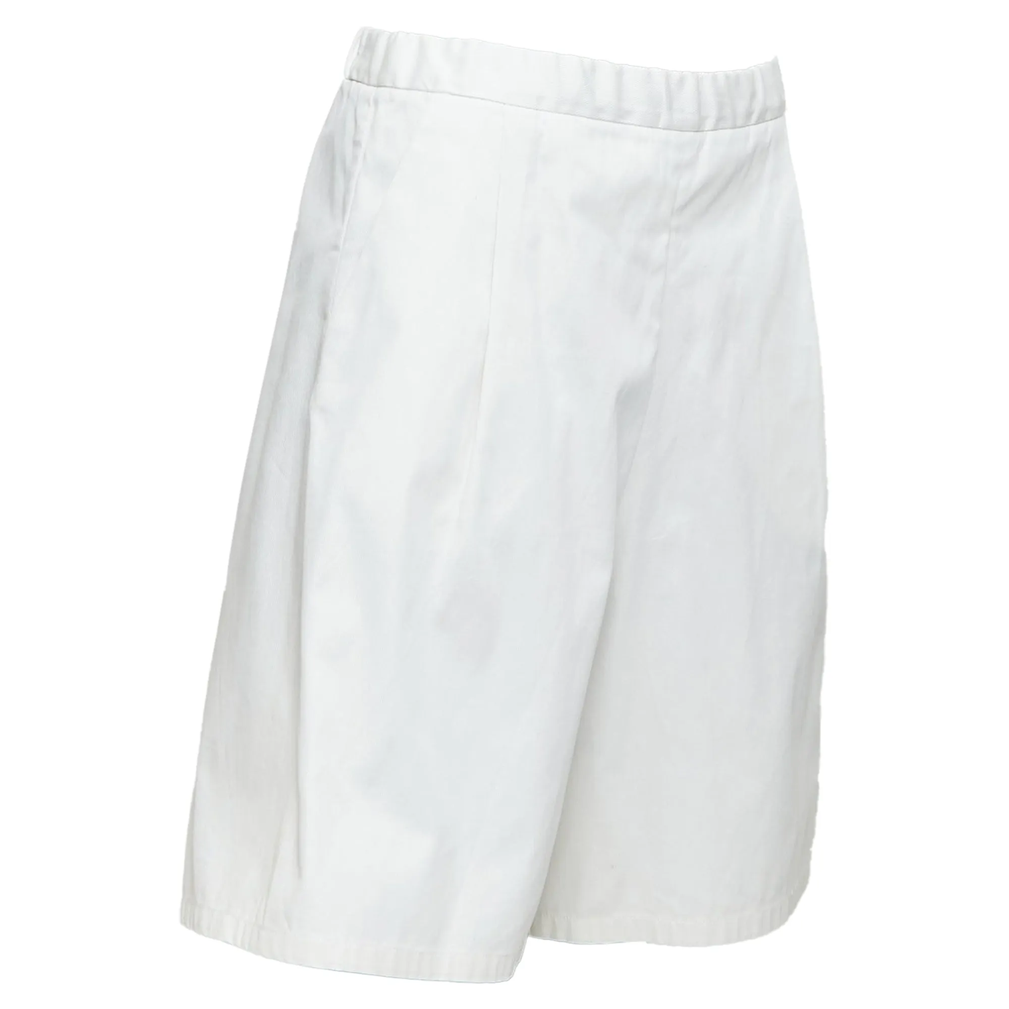 Marni Front Pleat Wide Leg Bermuda Shorts