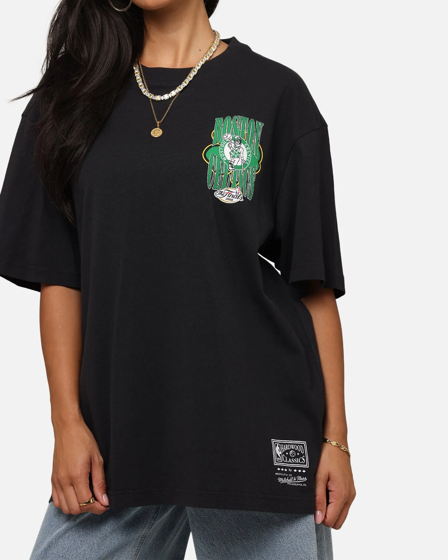 Mitchell & Ness Boston Celtics 18-Time NBA Champions T-Shirt Faded Black