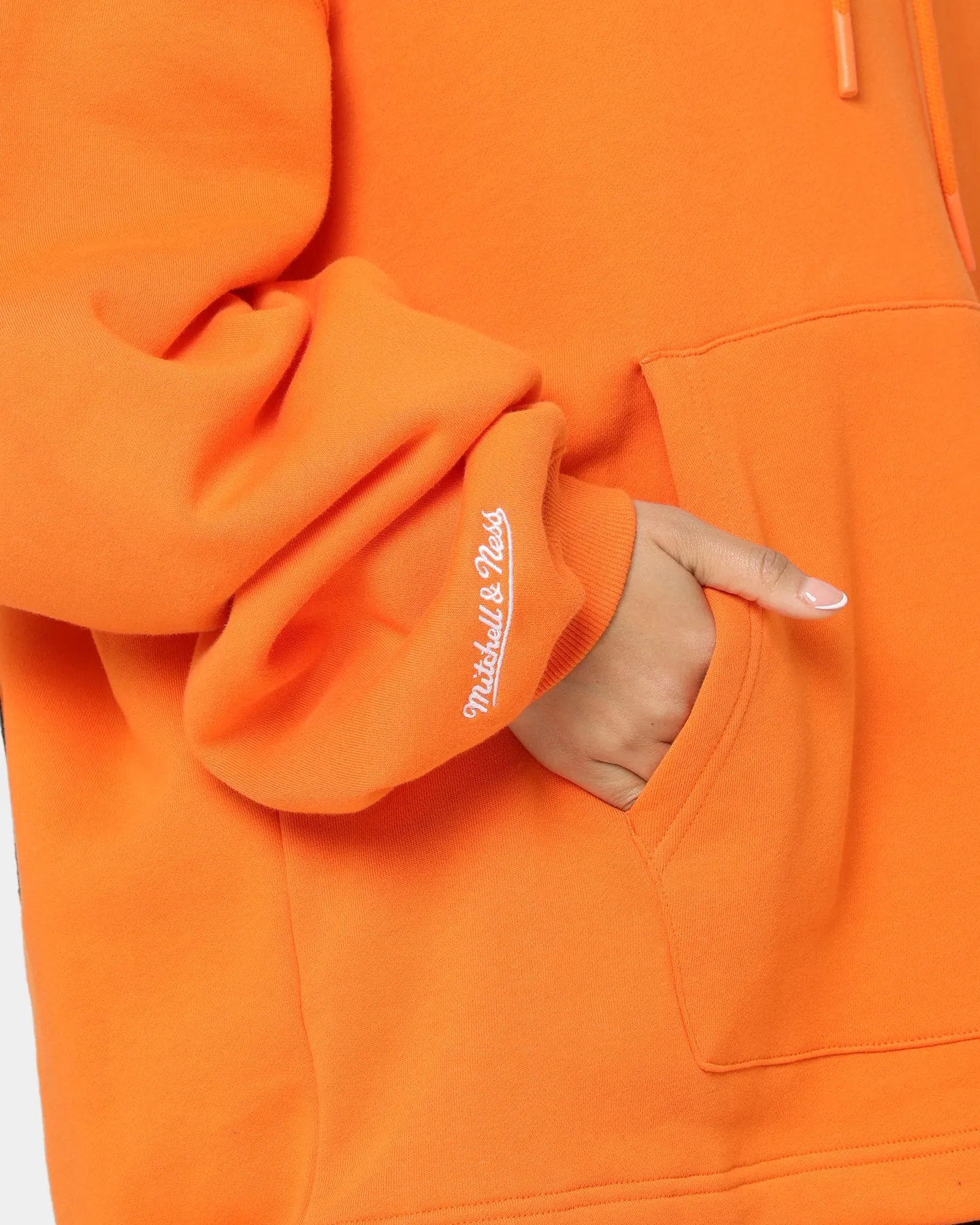 Mitchell & Ness Chicago Bulls Anniversary Hoodie Orange