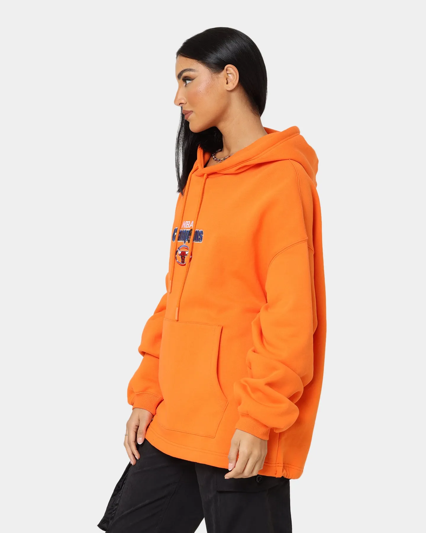 Mitchell & Ness Chicago Bulls Anniversary Hoodie Orange