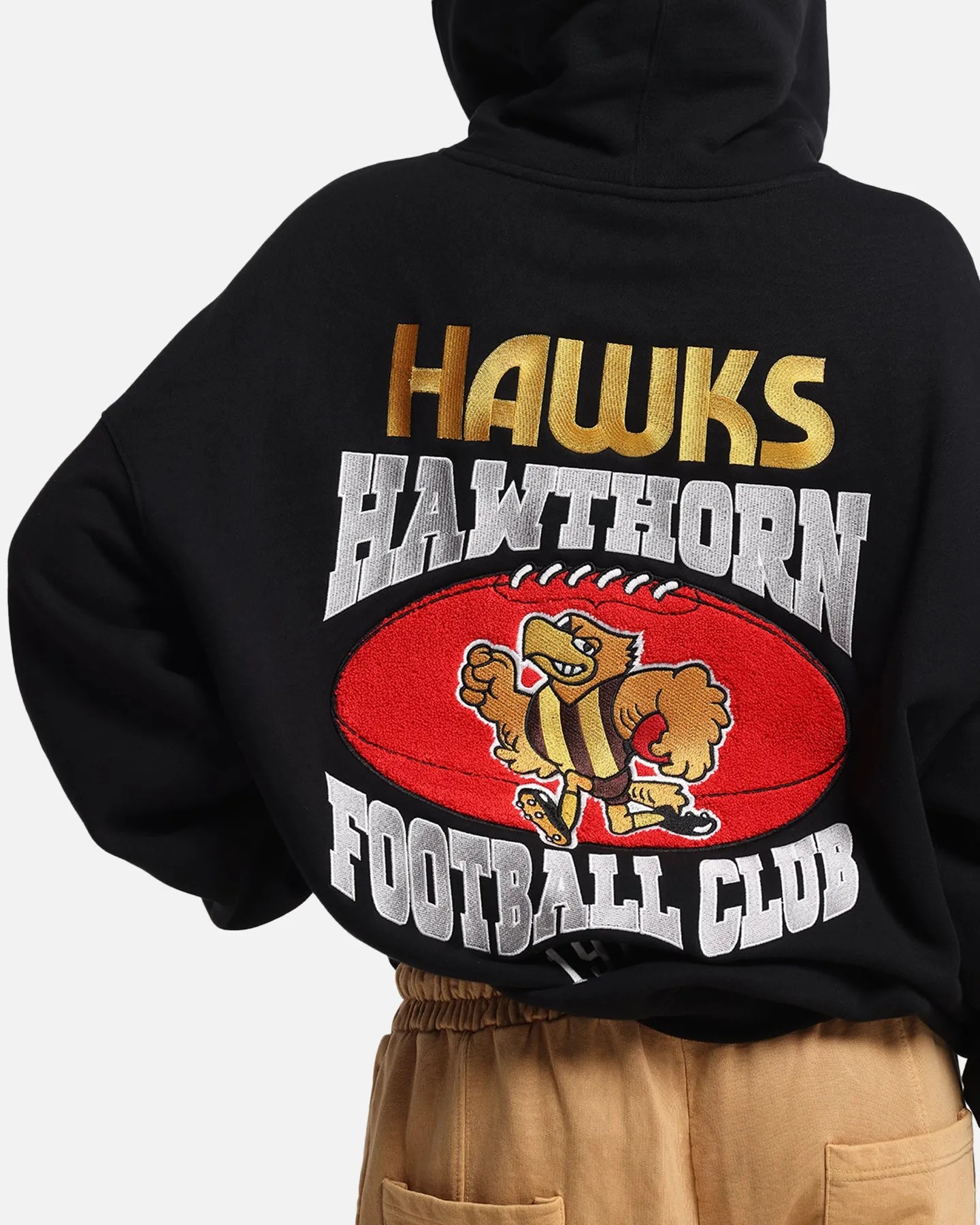 Mitchell & Ness Hawthorn Hawks Team Hoodie Solid Black