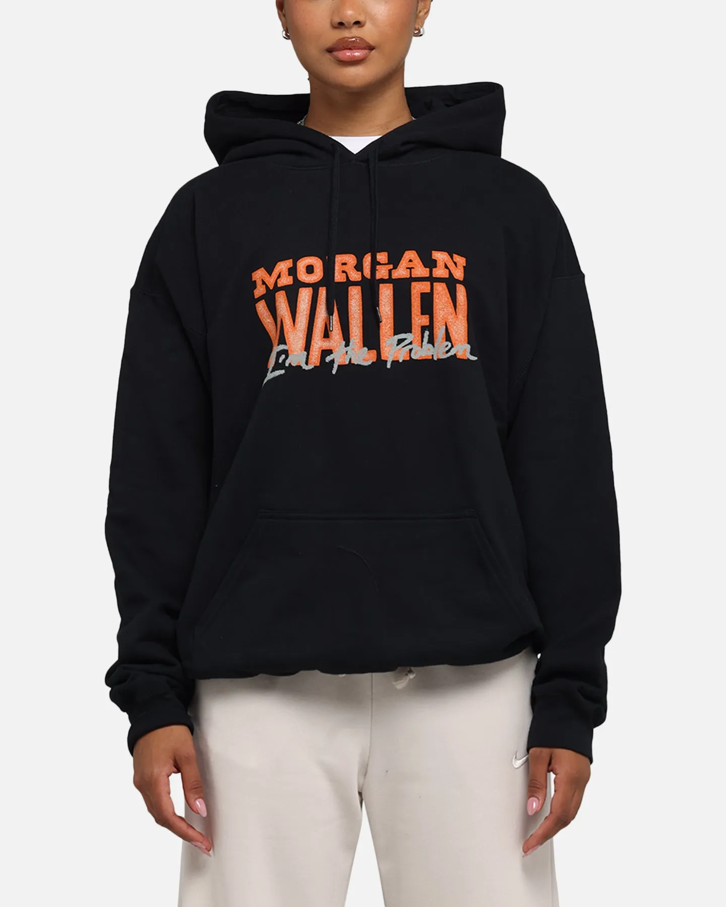 Morgan Wallen Morgan Tennessee Hoodie Washed Black