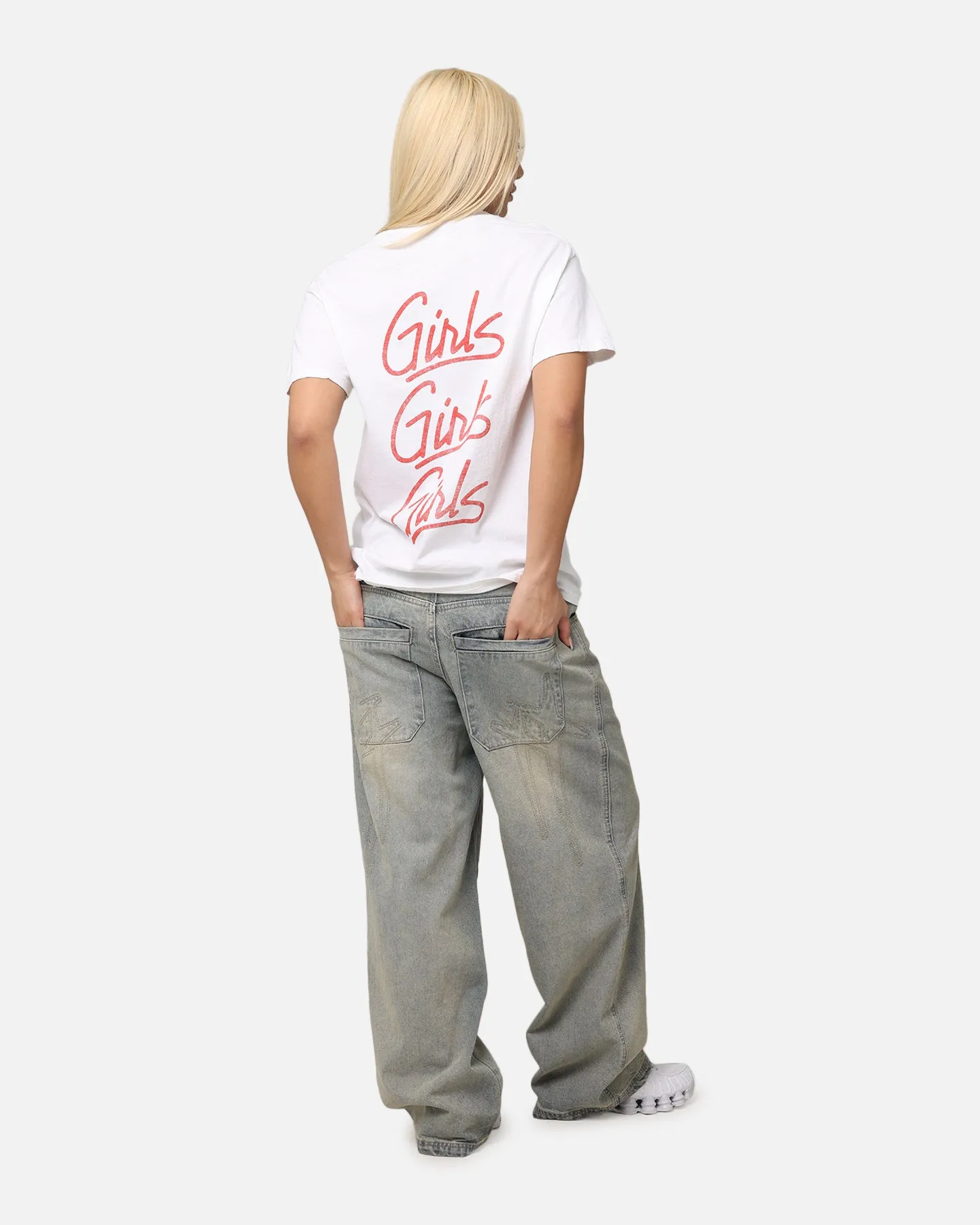 Motley Crue Girls Girls Girls T-Shirt White Vintage
