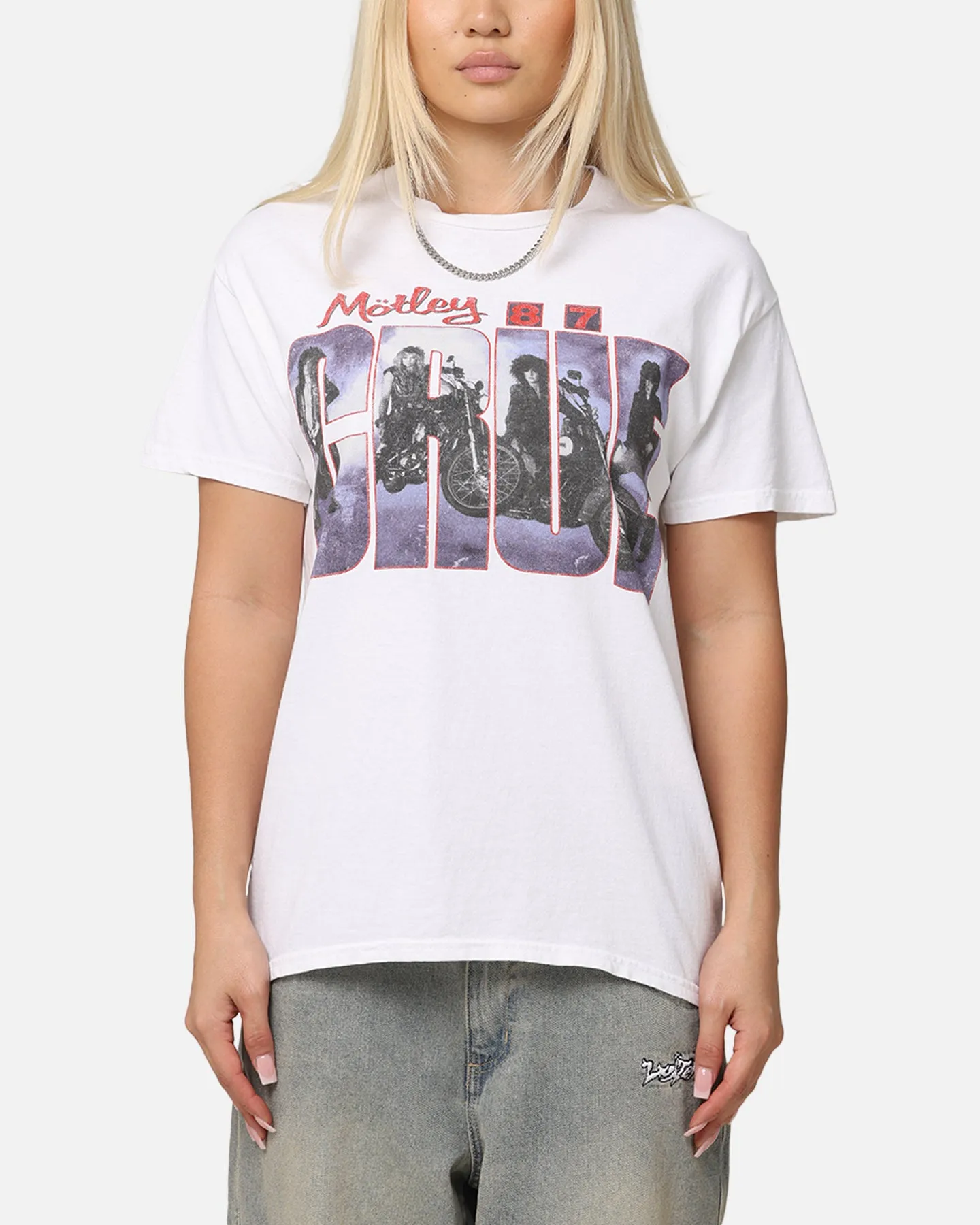 Motley Crue Girls Girls Girls T-Shirt White Vintage