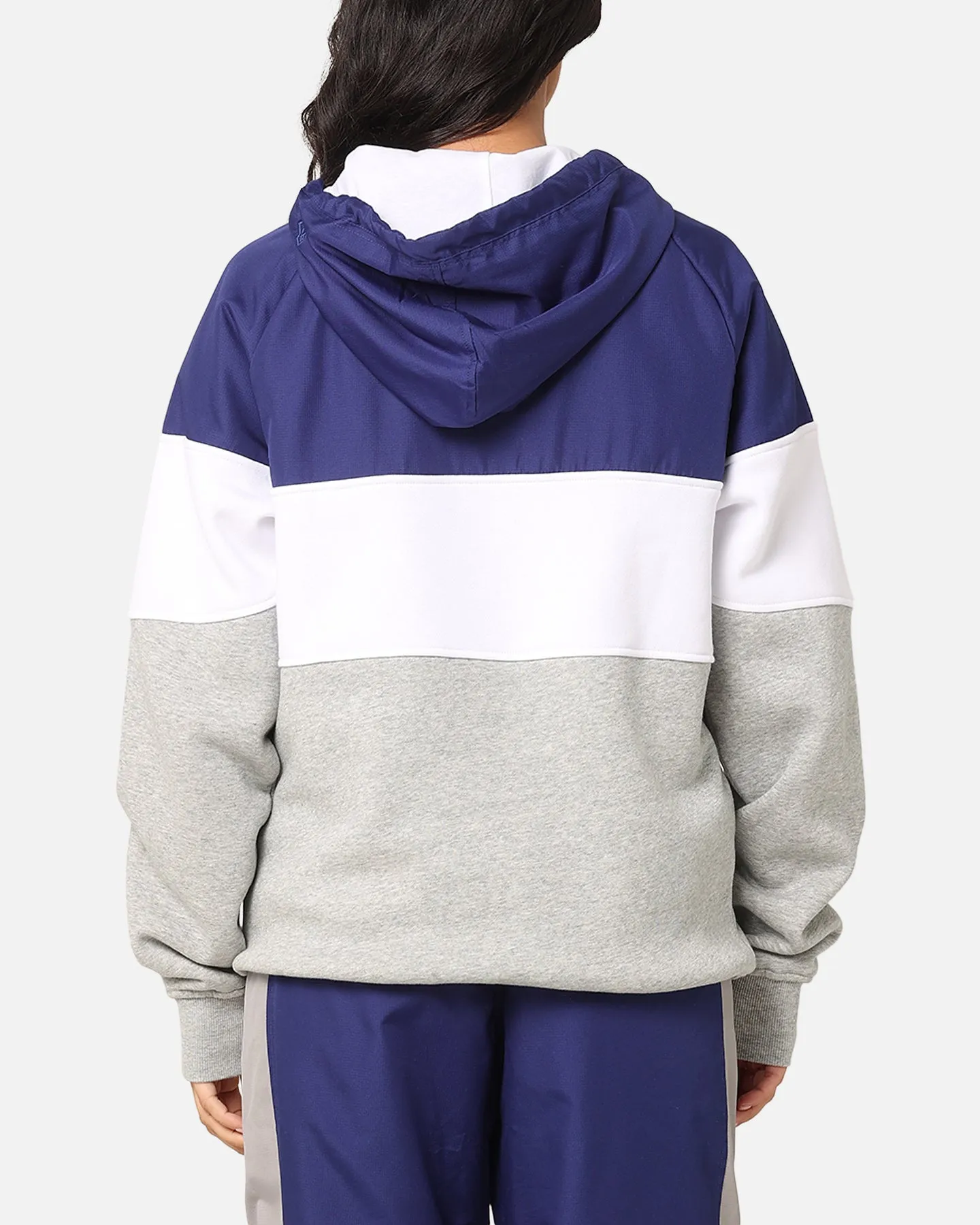 New Era Los Angeles Dodgers Quarter Zip Hoodie Dark Blue
