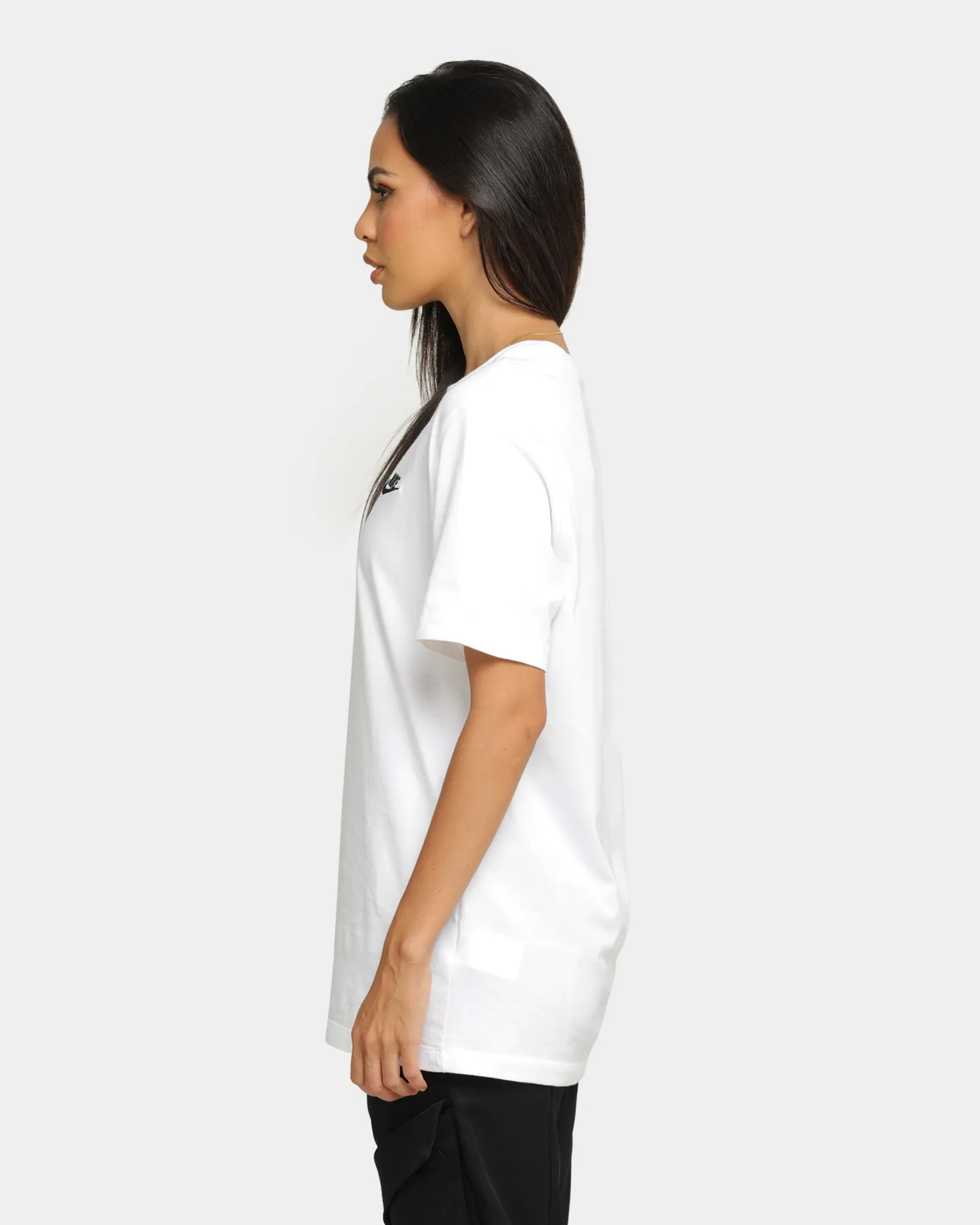 Nike Men's Nike Sportswear Club Short Sleeve T-Shirt White/Black
