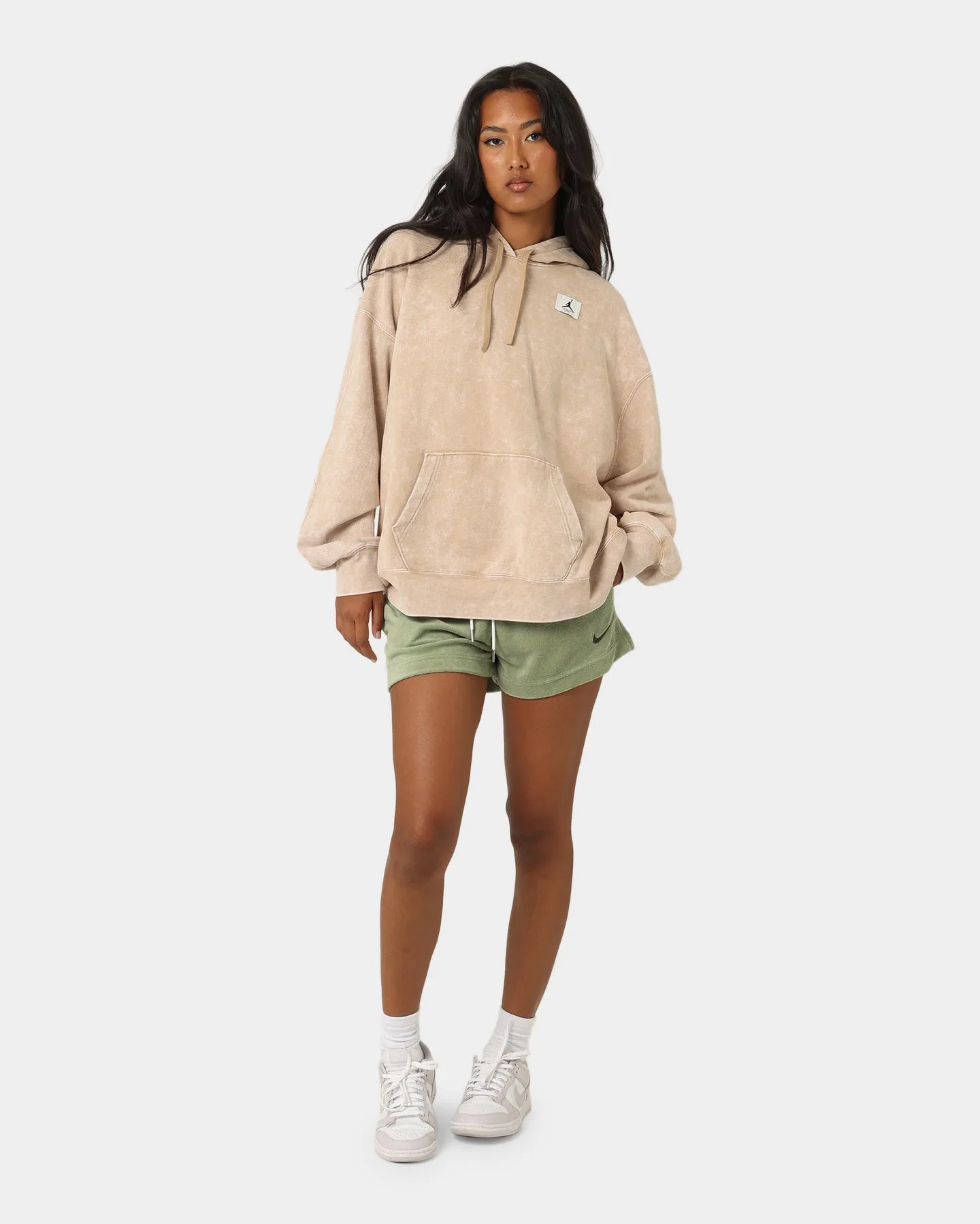 Nike Women's Nike Sportswear Terry PE Shorts Oil Green/Cargo