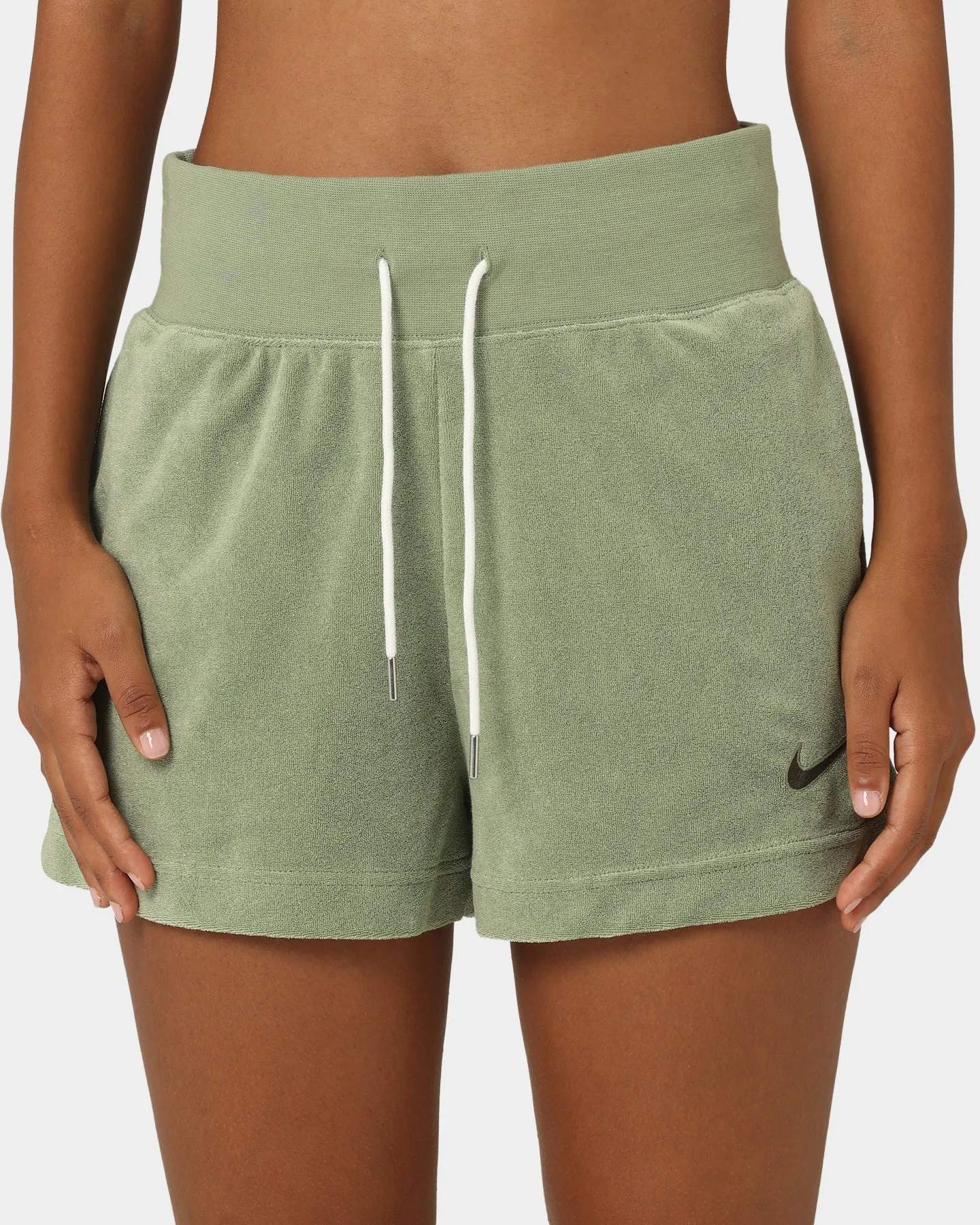 Nike Women's Nike Sportswear Terry PE Shorts Oil Green/Cargo