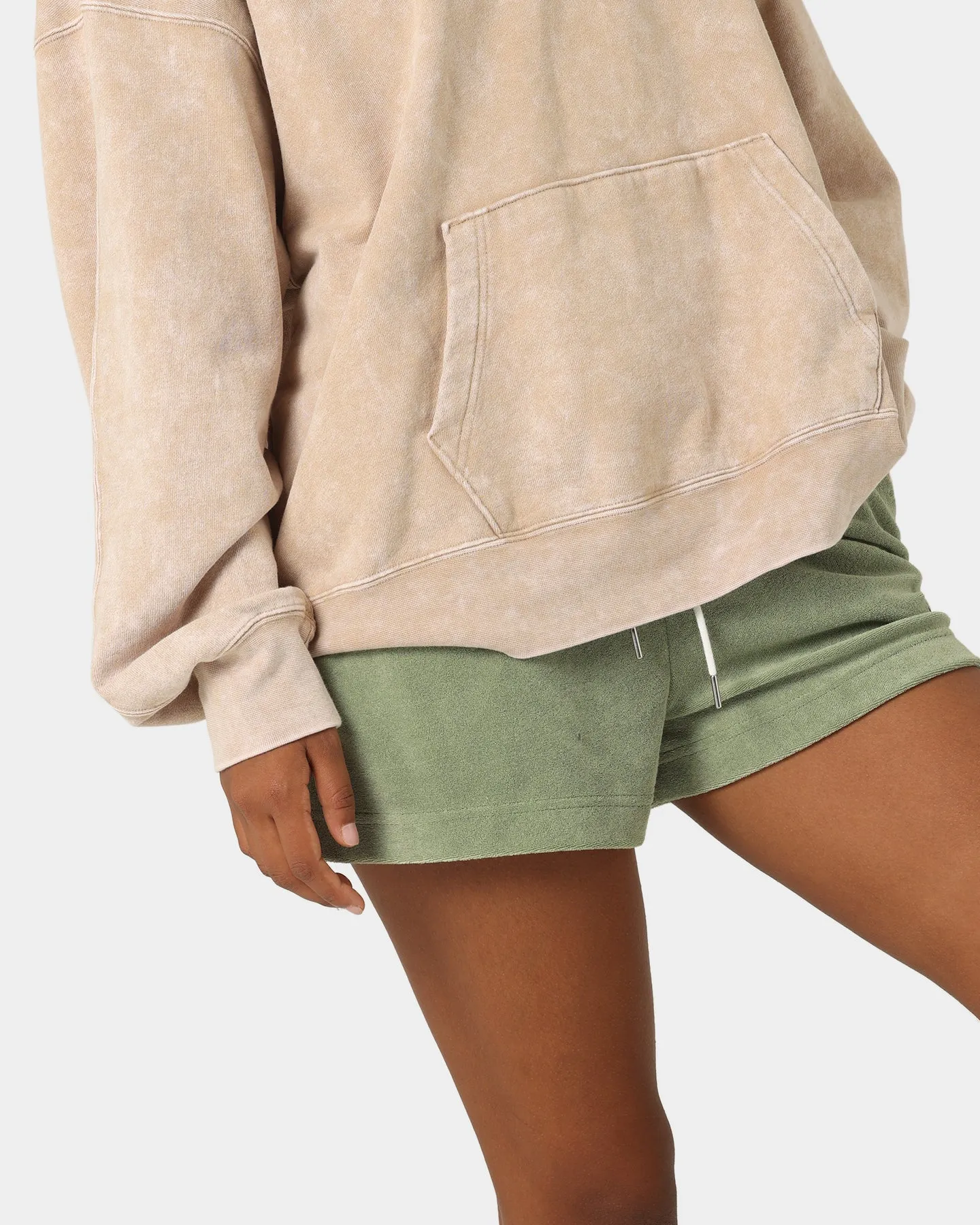 Nike Women's Nike Sportswear Terry PE Shorts Oil Green/Cargo