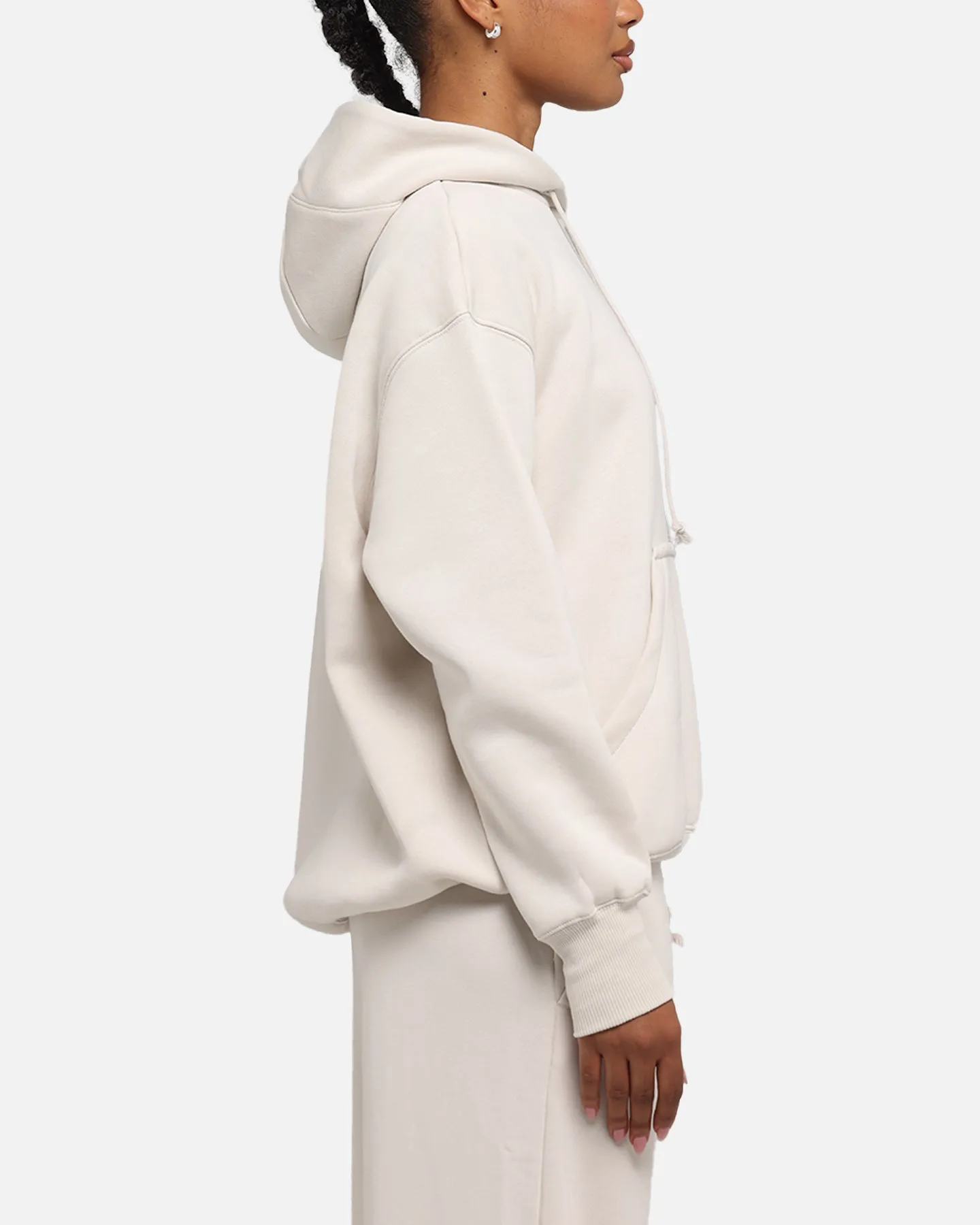 Nike Women's Sportswear Phoenix Fleece Oversized Pullover Hoodie Lt Orewood Brown/Sail