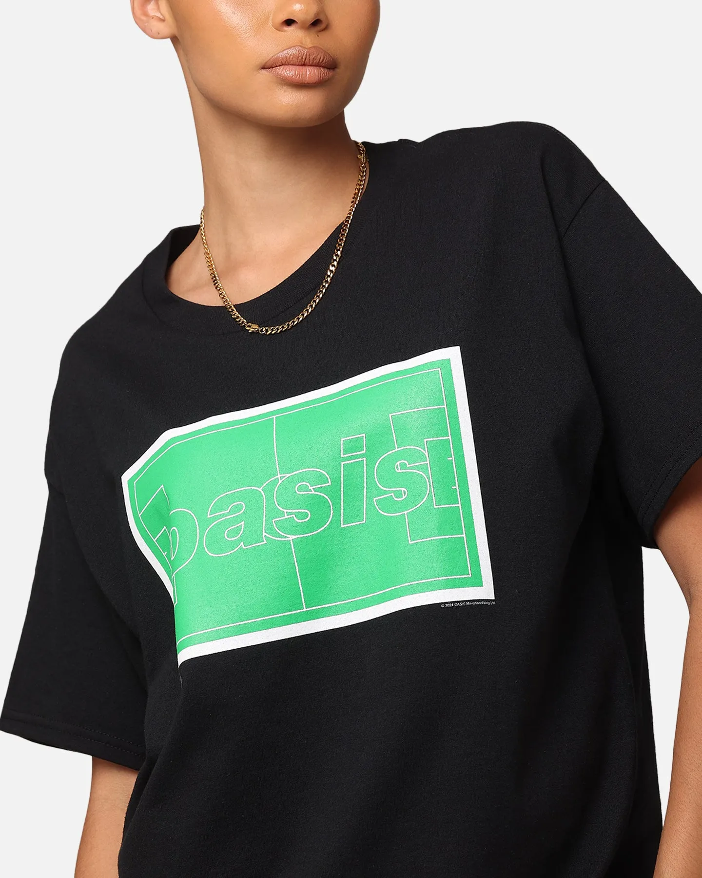 Oasis Maine Road T-Shirt Black