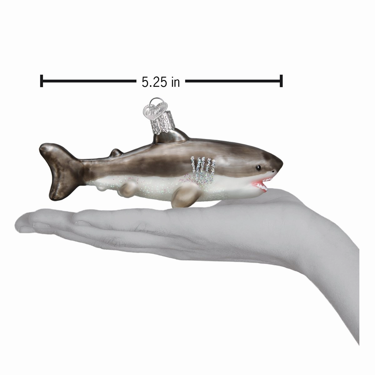 Old World Christmas - Great White Shark Ornament