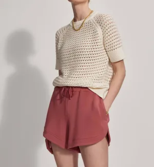 Ollie High Rise Short In Withered Rose