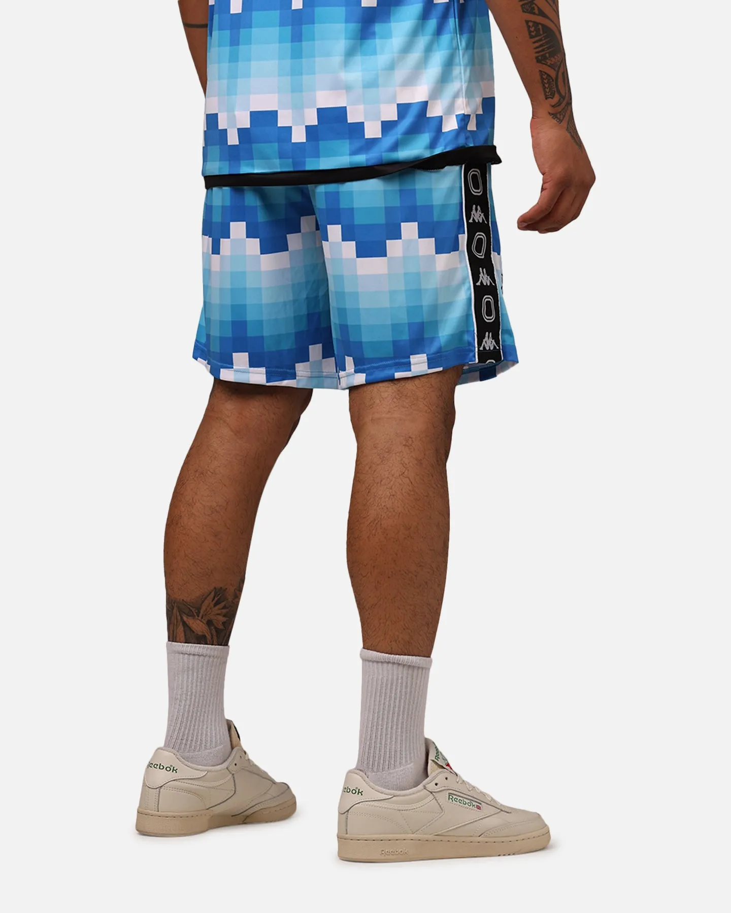 Overtime X Kappa Brooklyn Shorts Blue