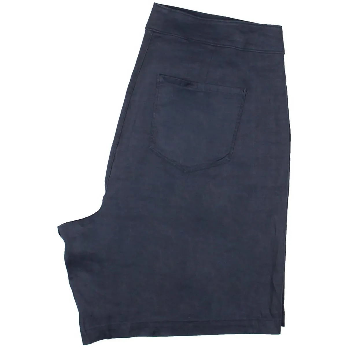 Plus Womens Linen Blend Linen Bermuda Shorts