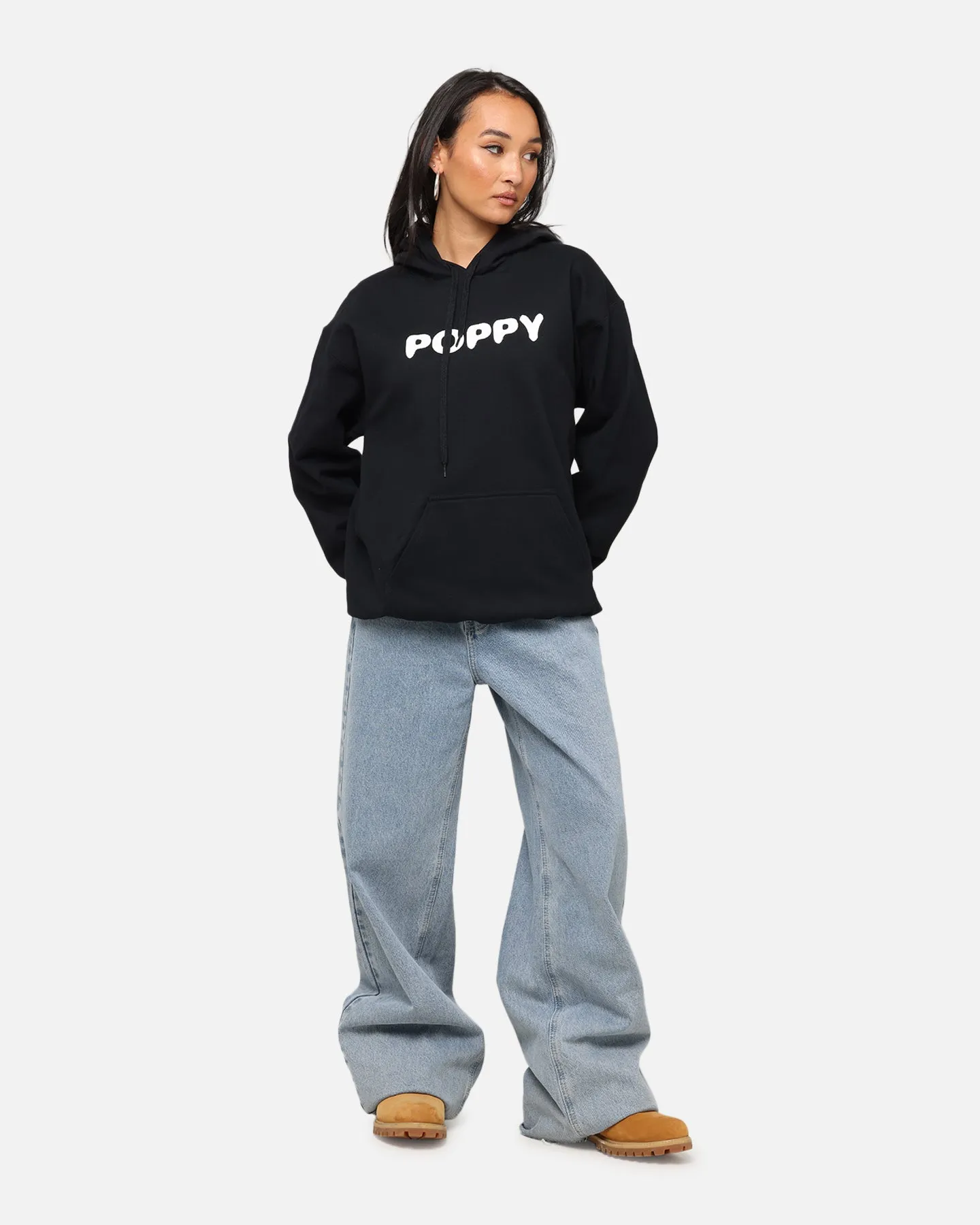 Poppy Negative Spaces Hoodie Black
