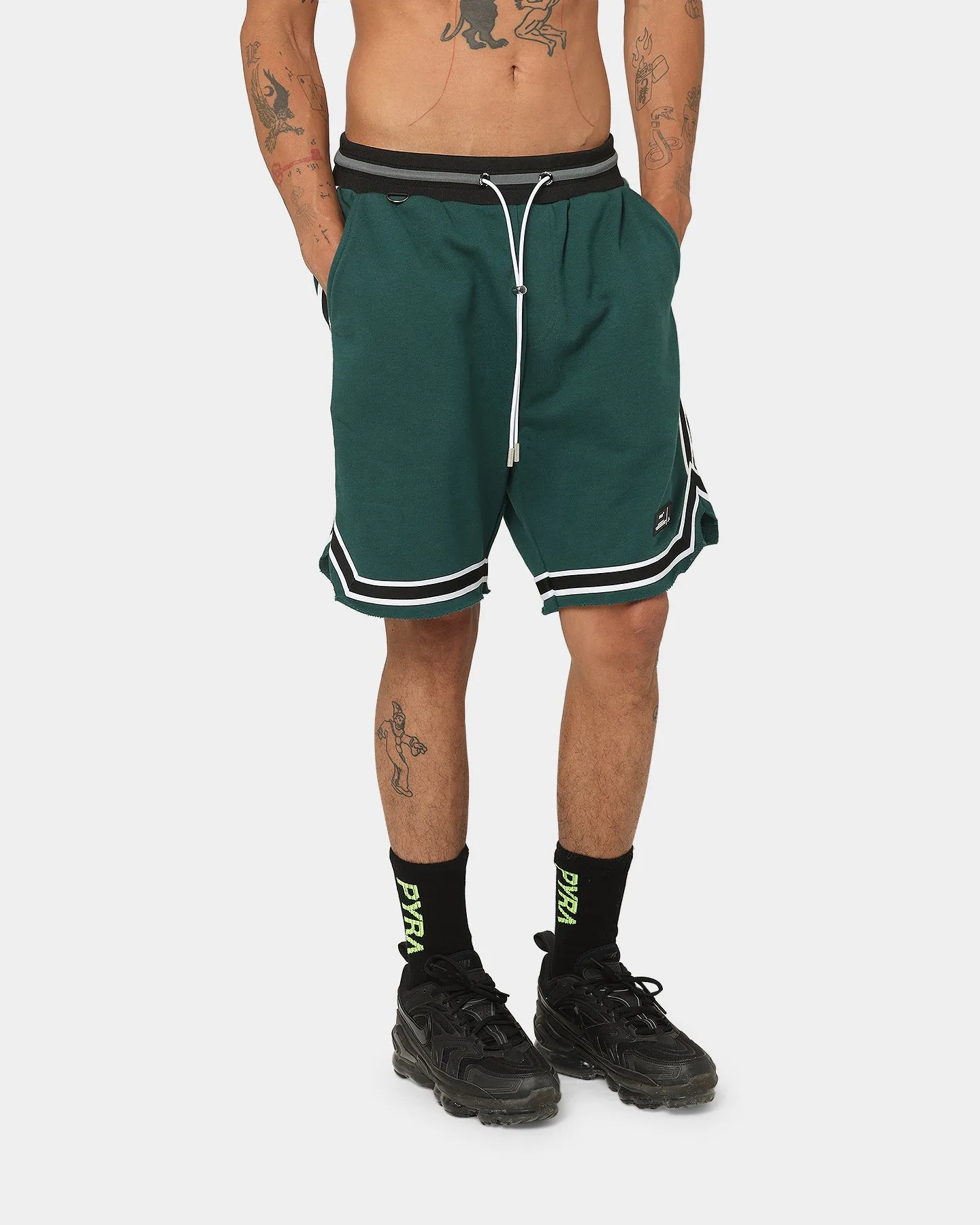 PYRA Terry Ball Shorts Forest