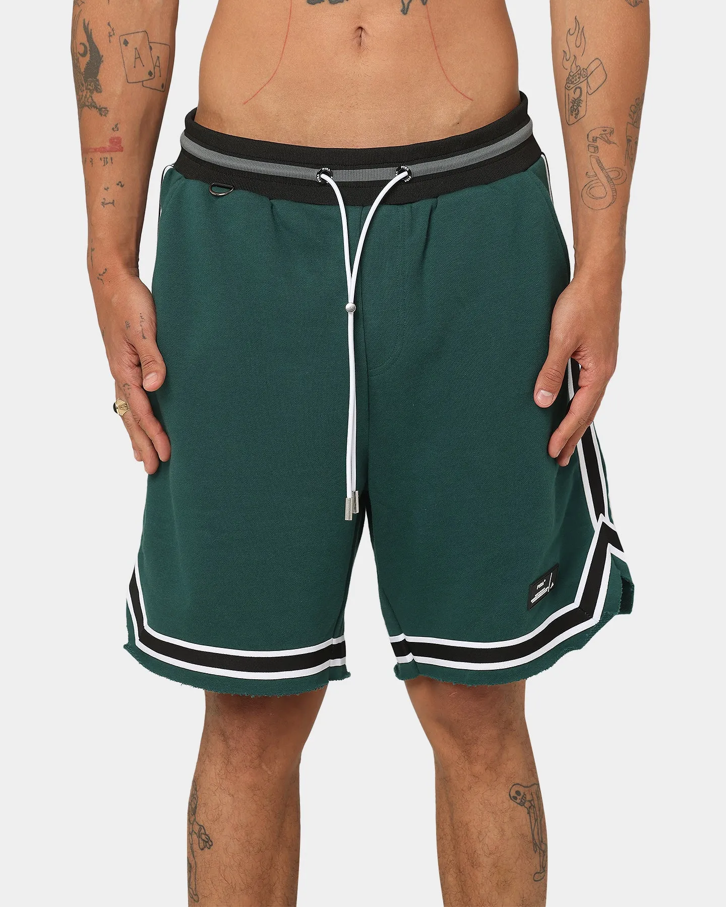 PYRA Terry Ball Shorts Forest