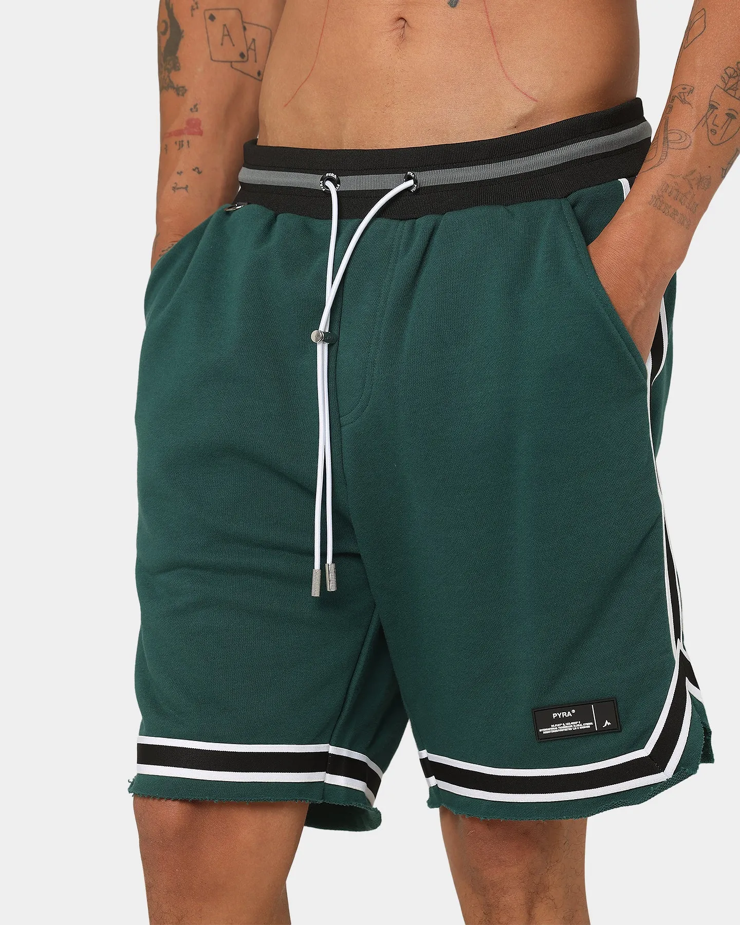 PYRA Terry Ball Shorts Forest