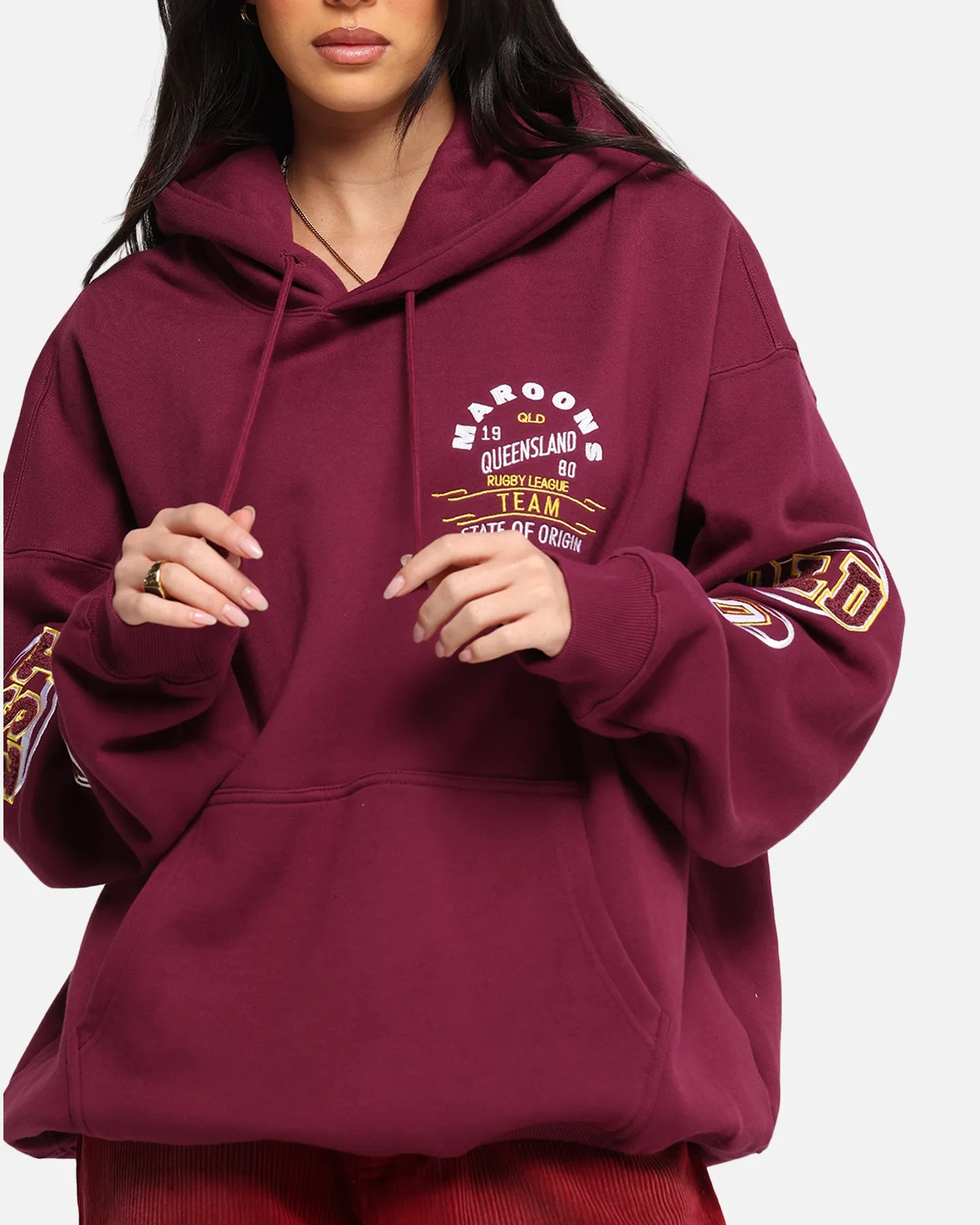 Queensland Rugby League Queensland Maroons State Of Origin Hoodie Maroon