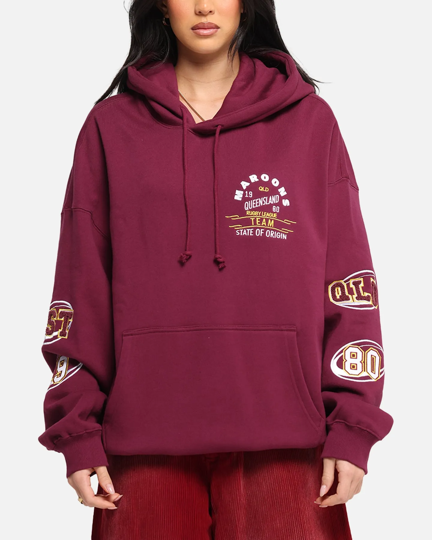 Queensland Rugby League Queensland Maroons State Of Origin Hoodie Maroon