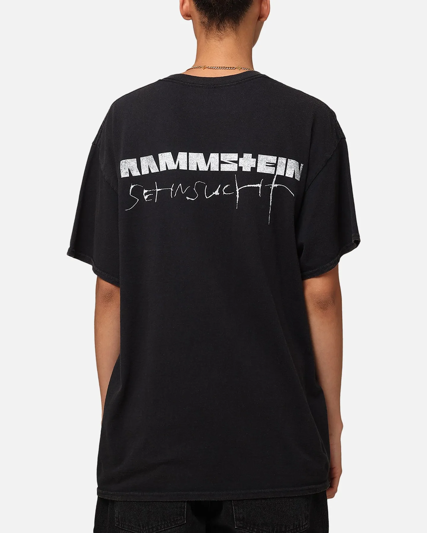 Rammstein Cracked Glass Vintage T-Shirt Black Vintage