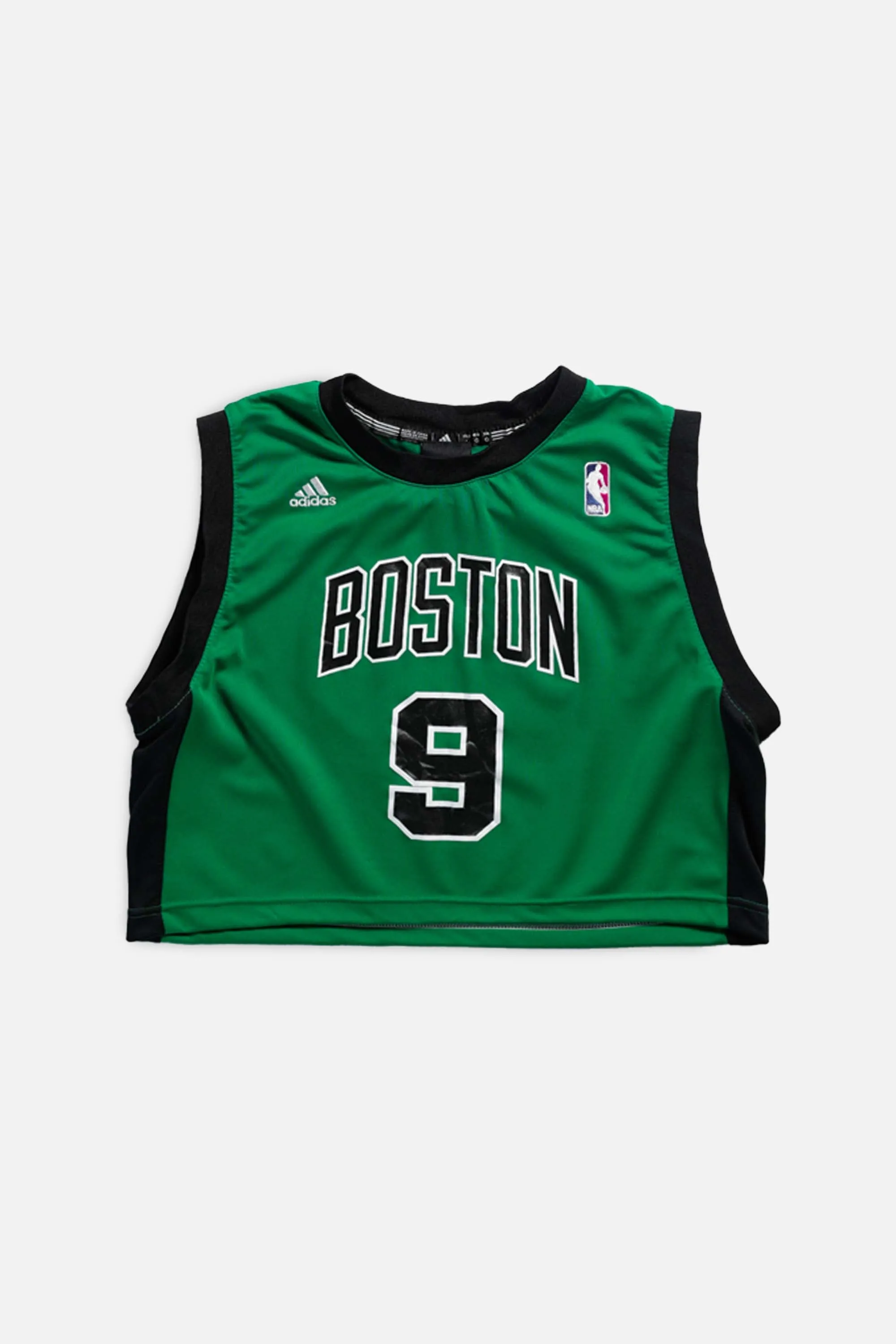 Rework Boston Celtics NBA Crop Jersey - M