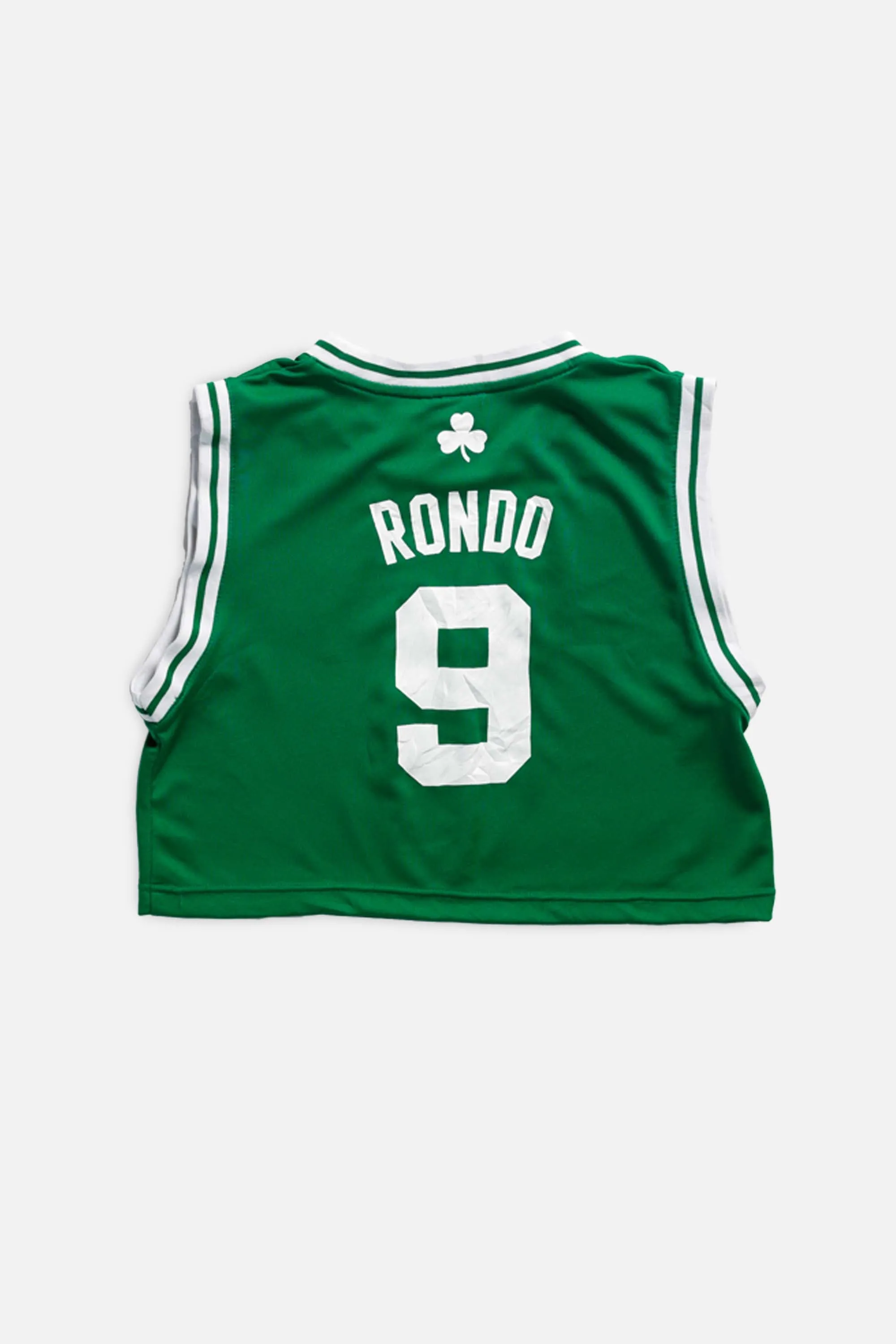Rework Boston Celtics NBA Crop Jersey - S