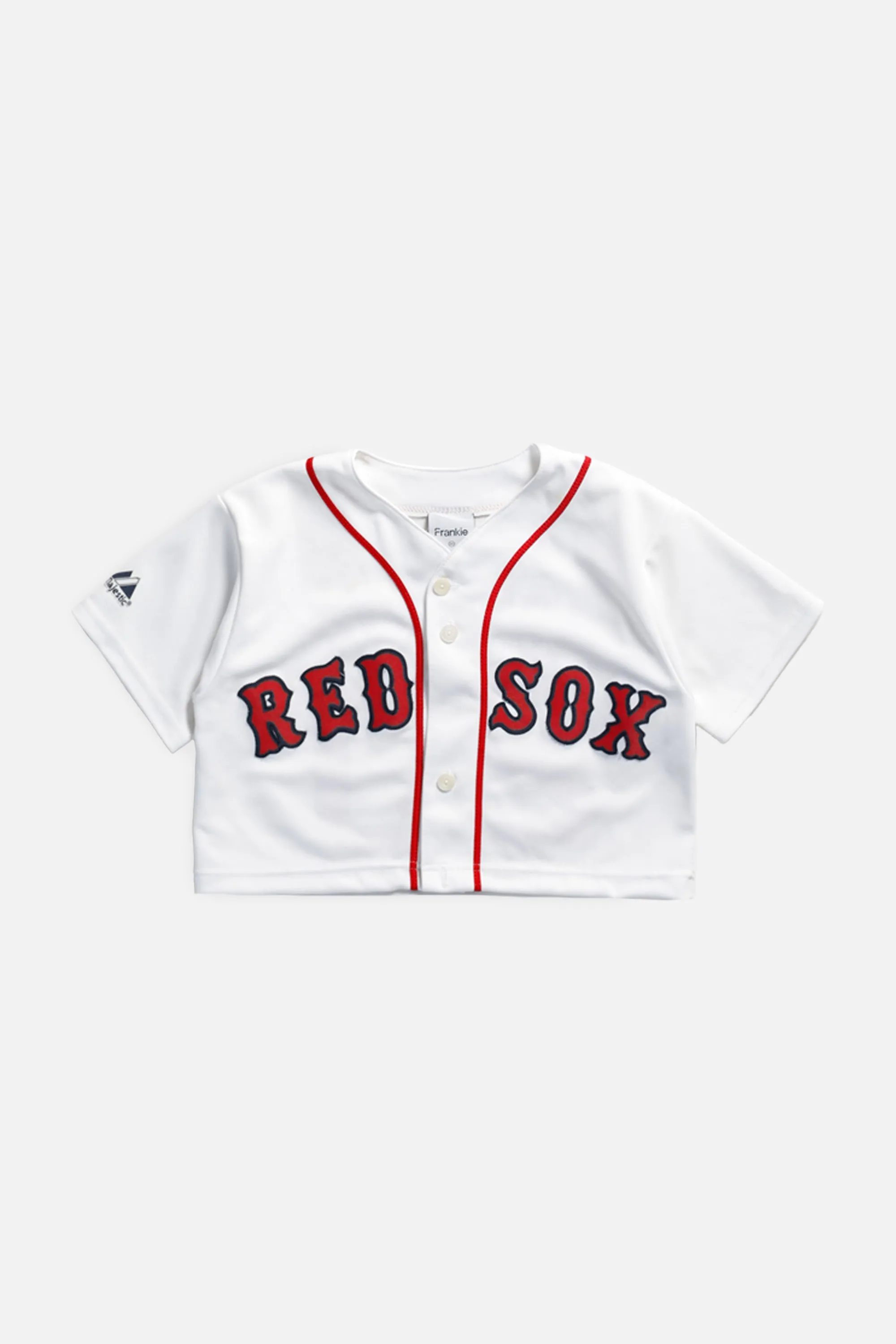 Rework Boston Red Sox MLB Crop Jersey - XS