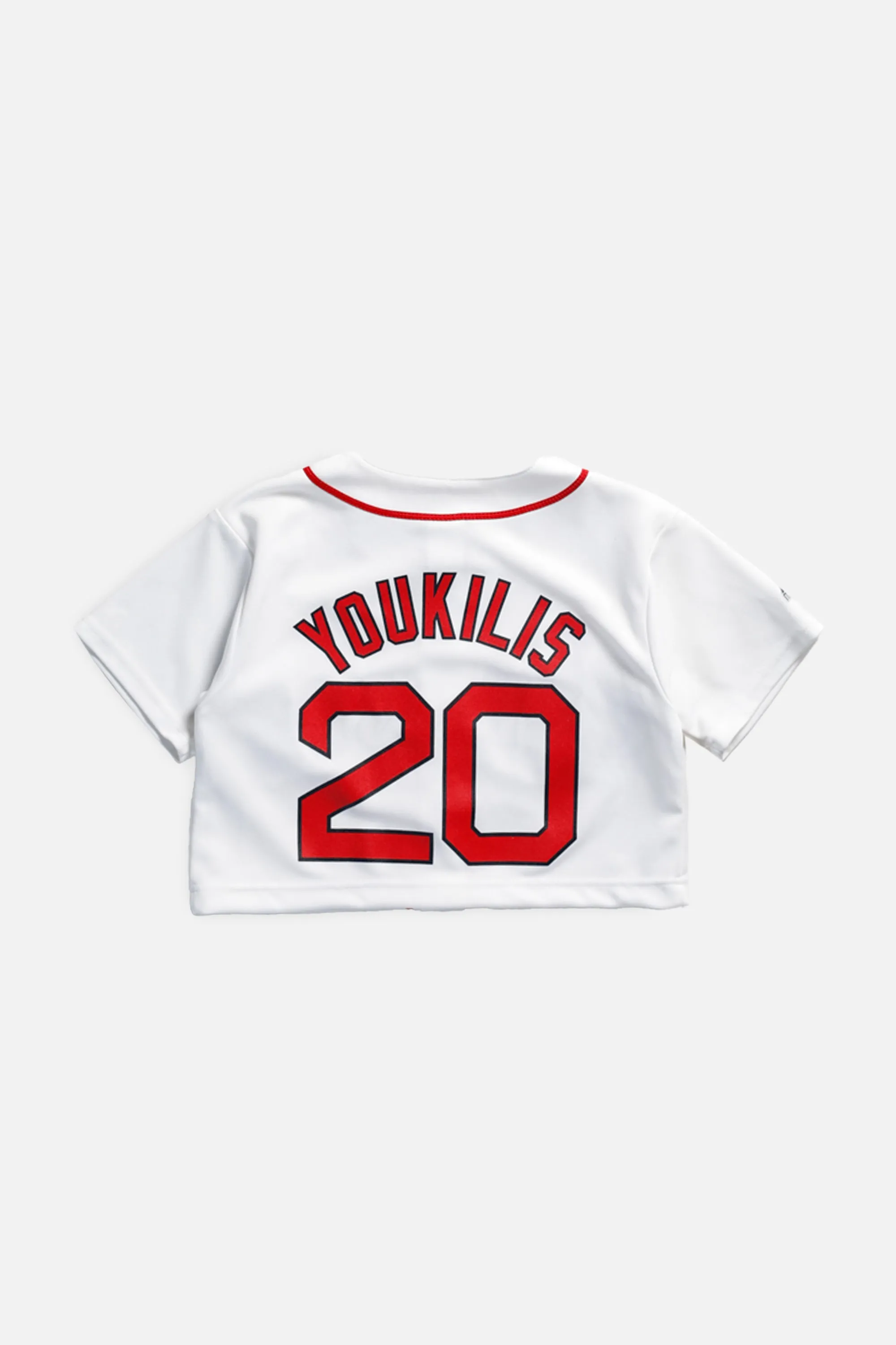 Rework Boston Red Sox MLB Crop Jersey - XS