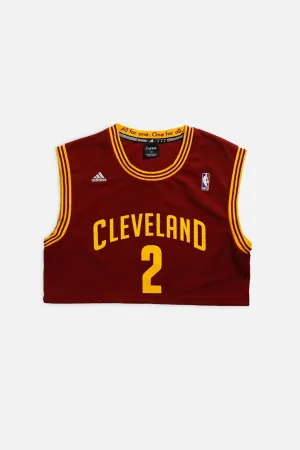 Rework Cleveland Cavaliers NBA Crop Jersey - L