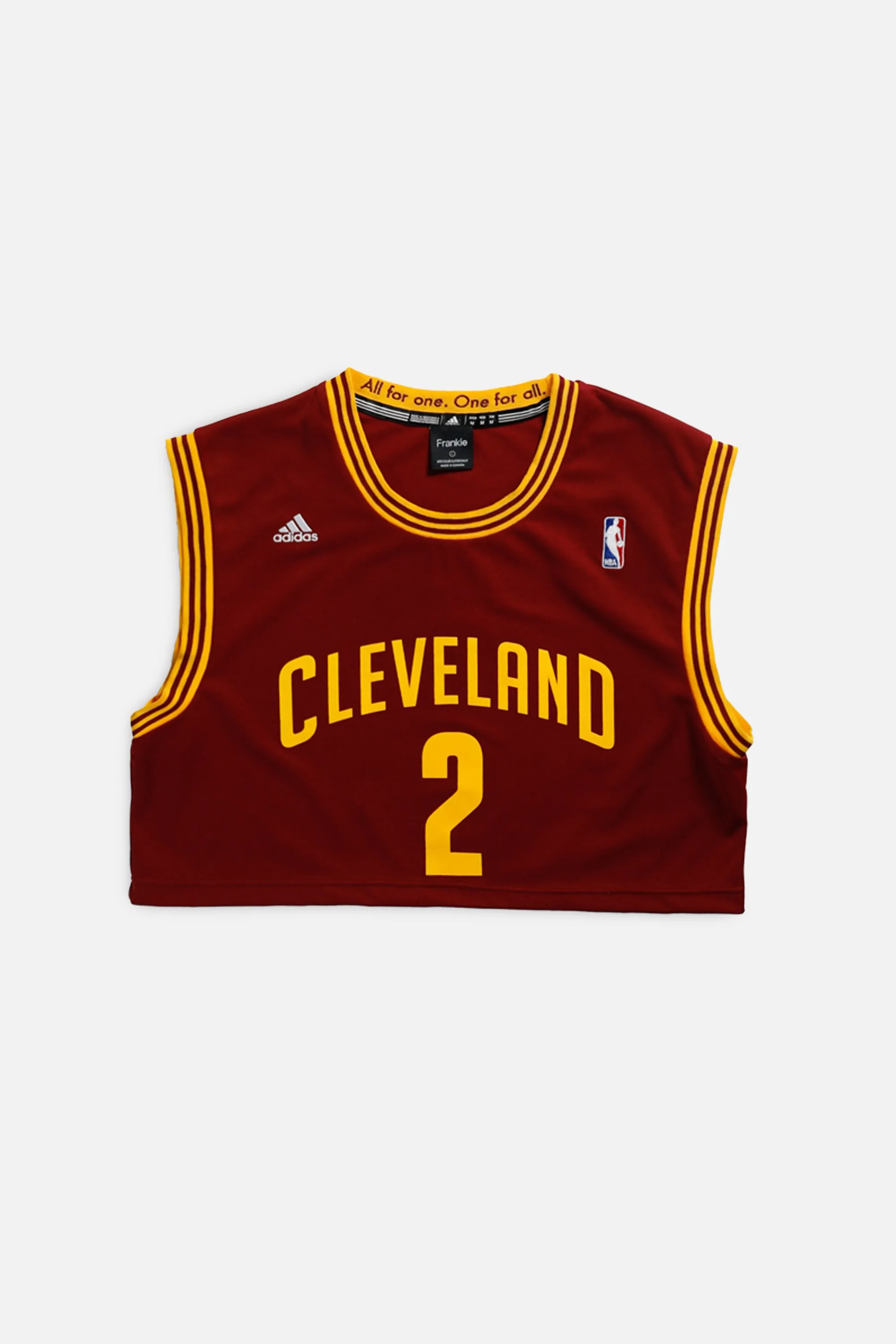 Rework Cleveland Cavaliers NBA Crop Jersey - L